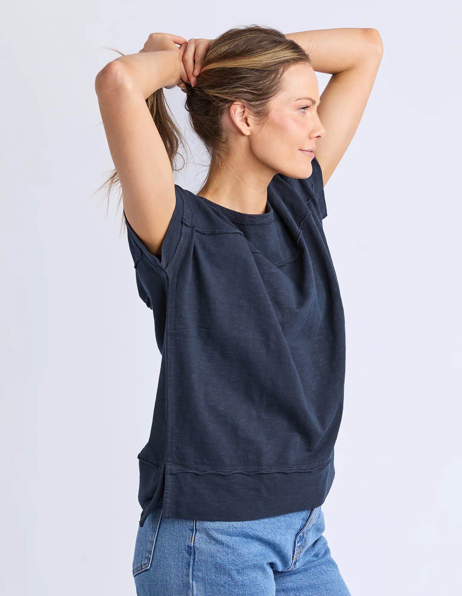 Allison Tee Dark Saphire - Image 4