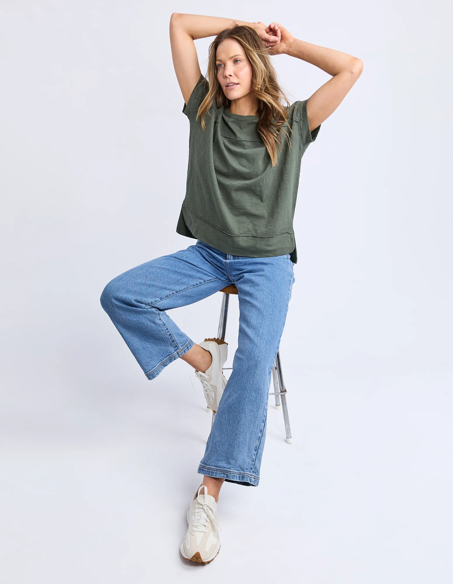 Allison Tee Khaki - Image 2