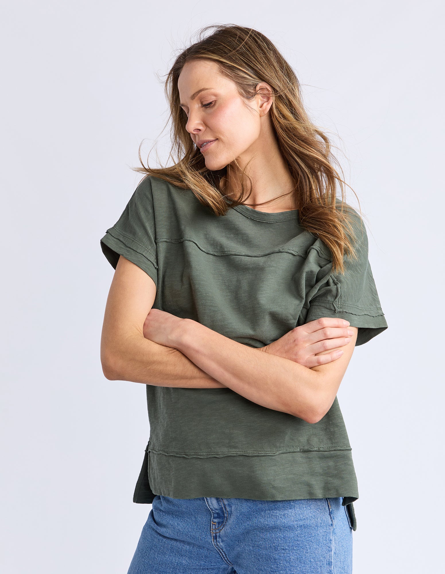 Allison Tee Khaki - Image 4