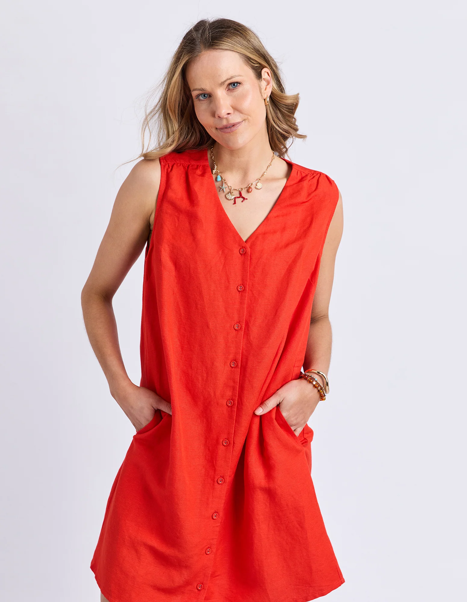 Anara Dress Tangelo - Image 2