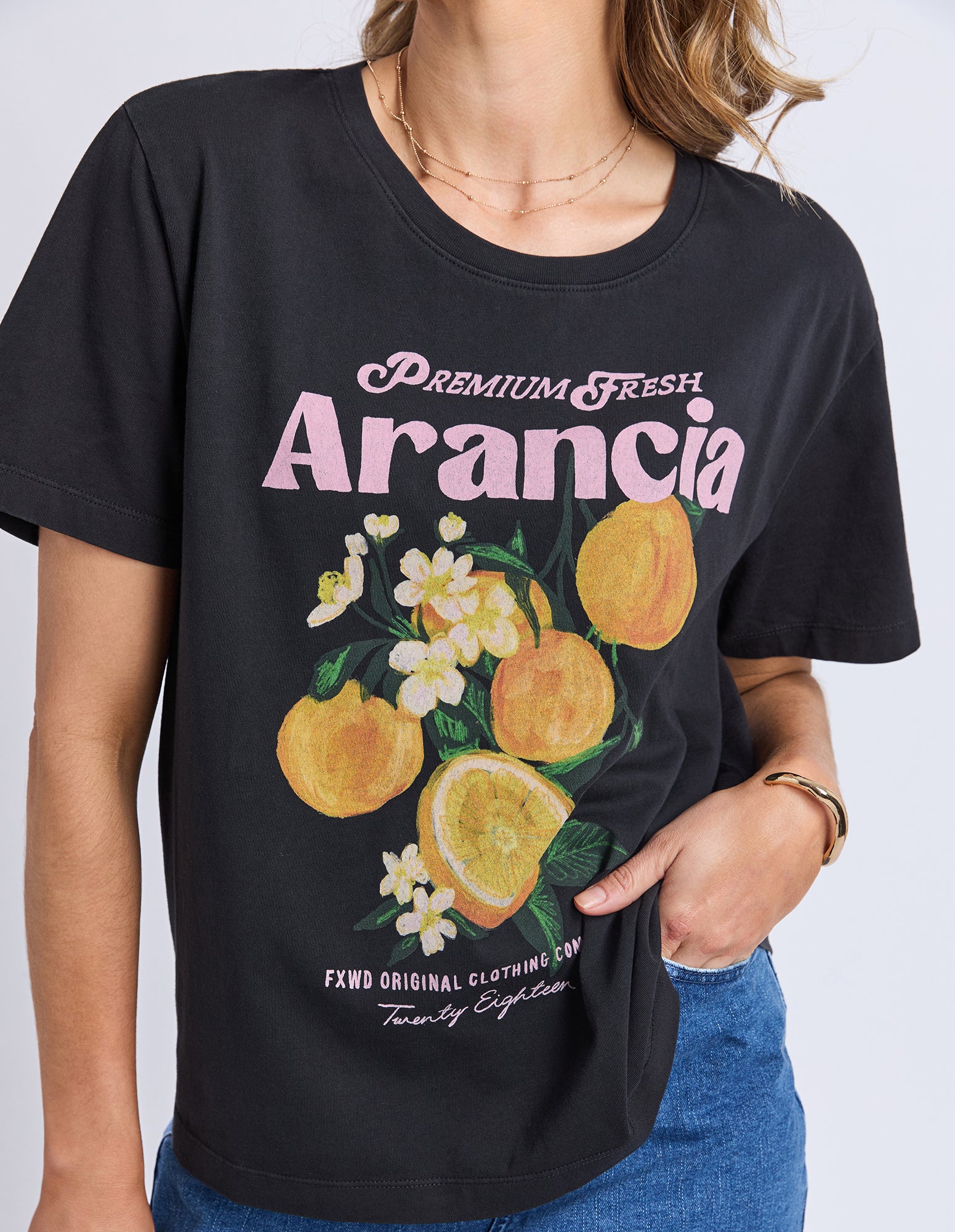 Arancia Tee Washed Black - Image 5