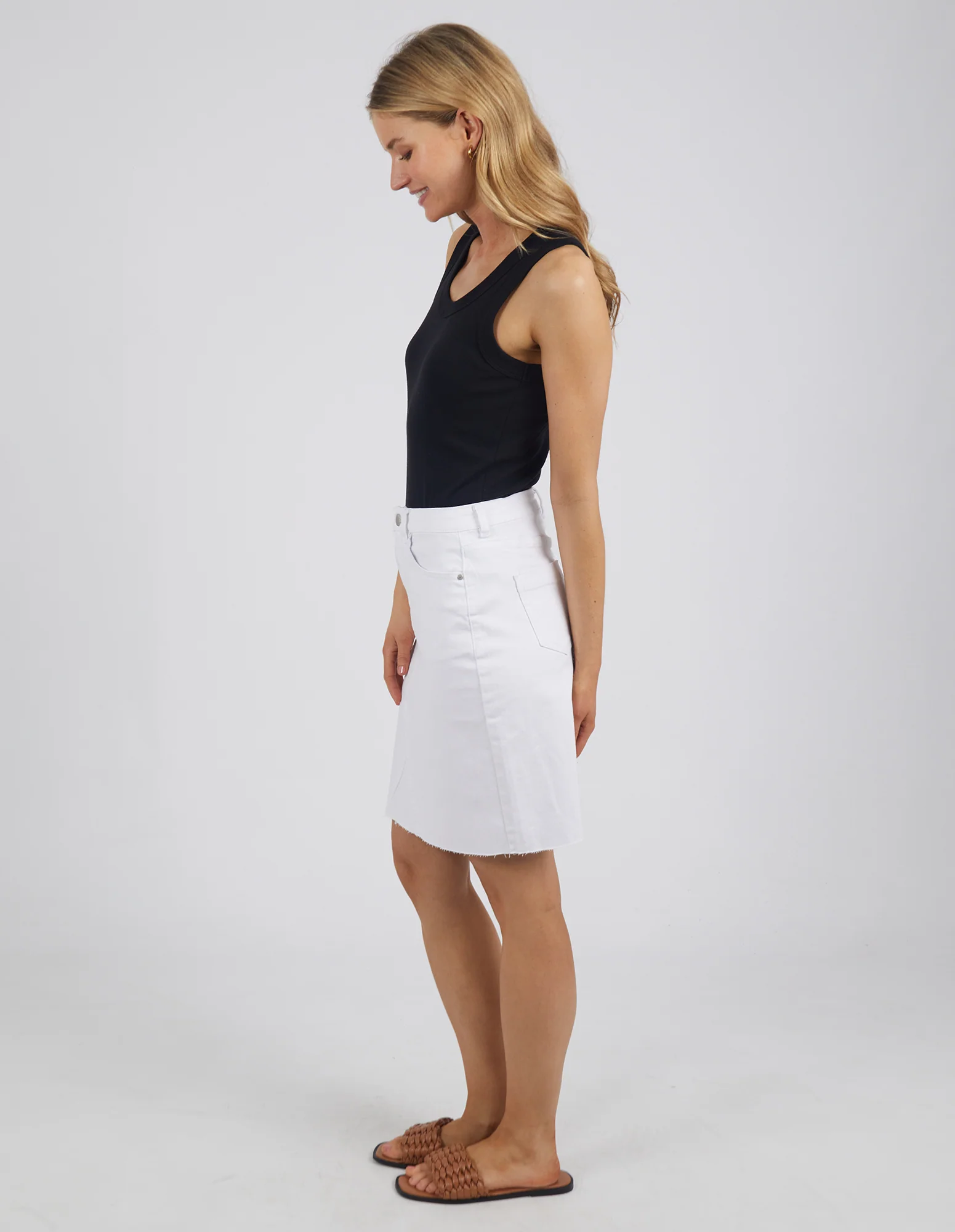 Belle Denim Skirt Cloud Wash - Image 6