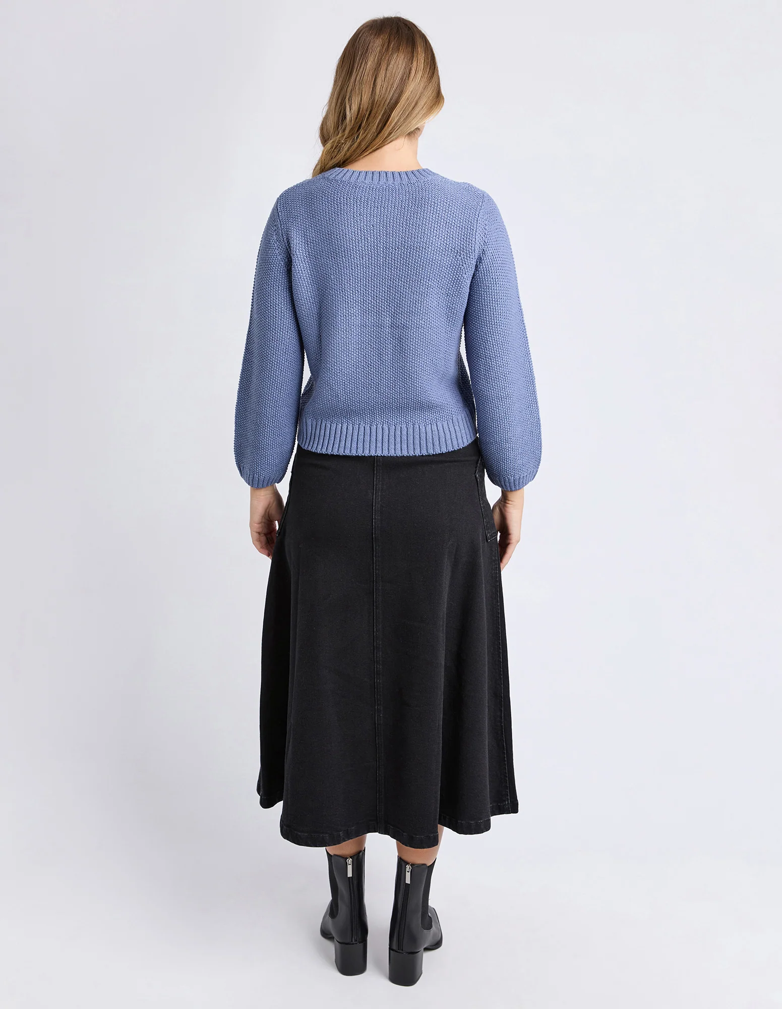 Blair Long Sleeve Knit Country Blue - Image 3