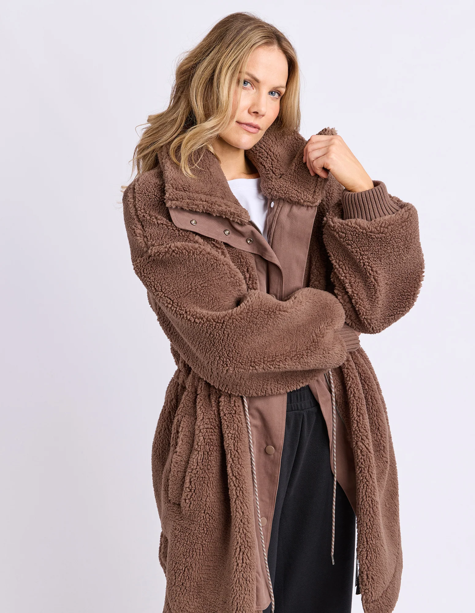 Bridie Oversized Jacket Brown - Image 5