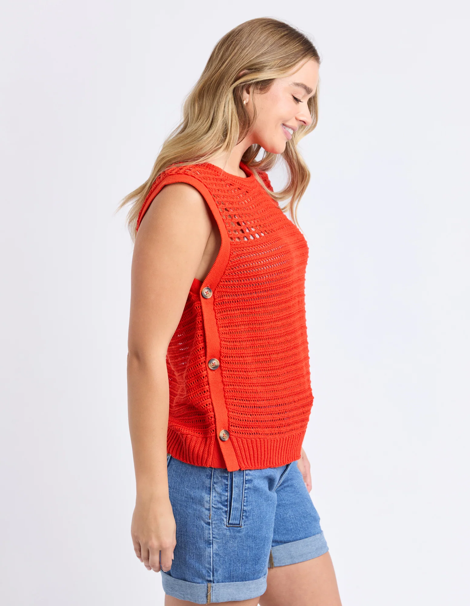Chilli Knit Top Tangelo - Image 5