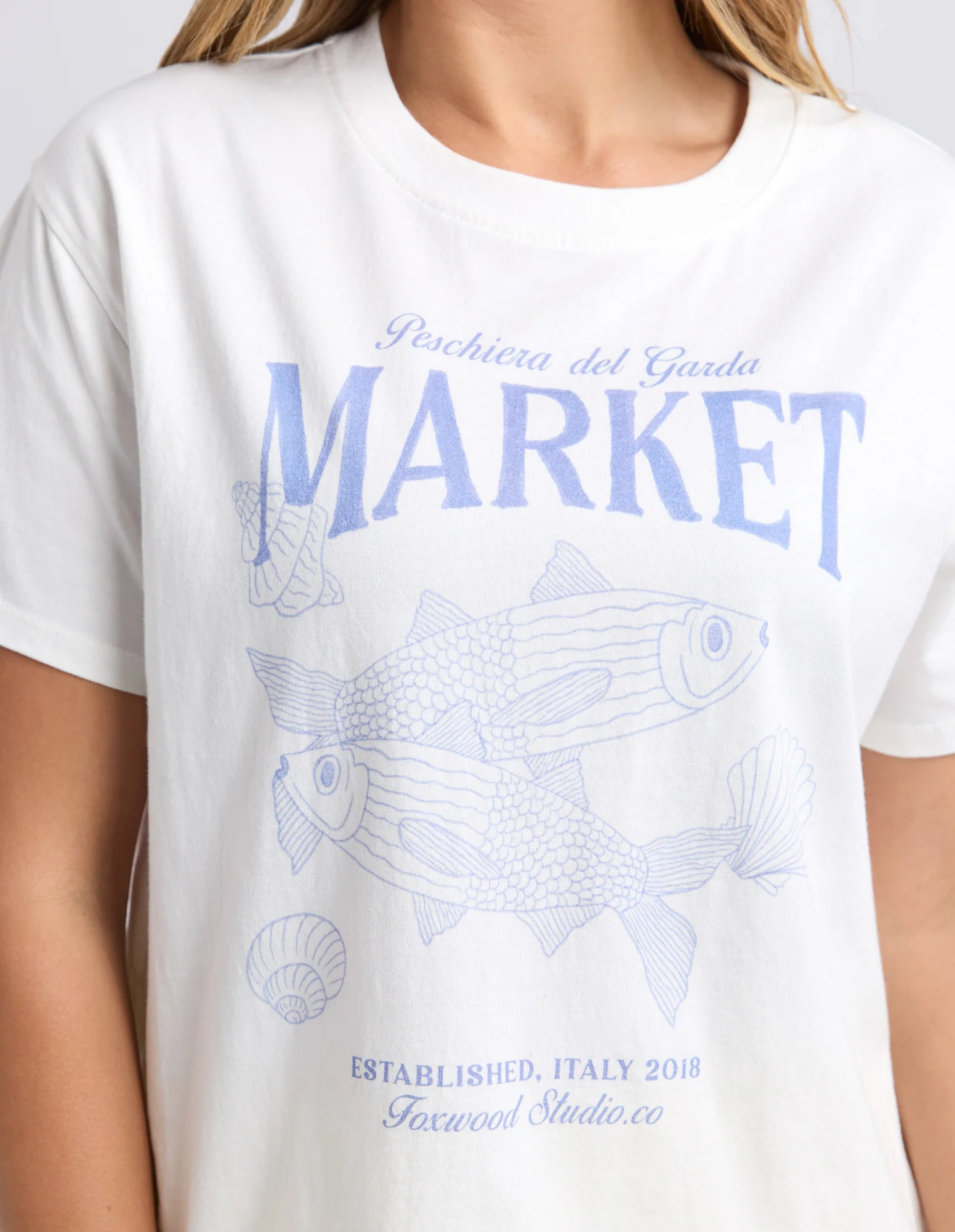 Del Garda Tee Vintage White - Image 6