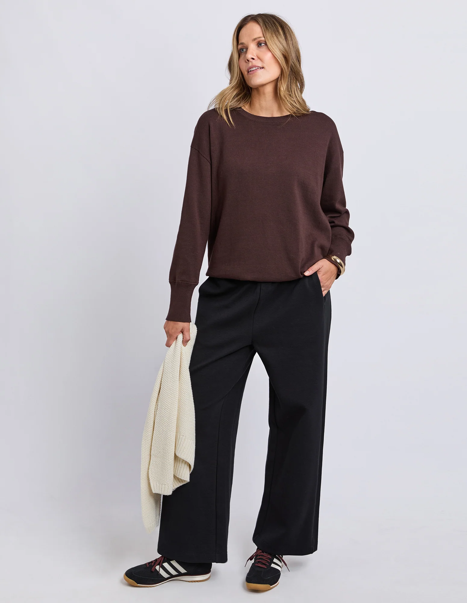 Delilah Knit Coffee Bean - Image 2