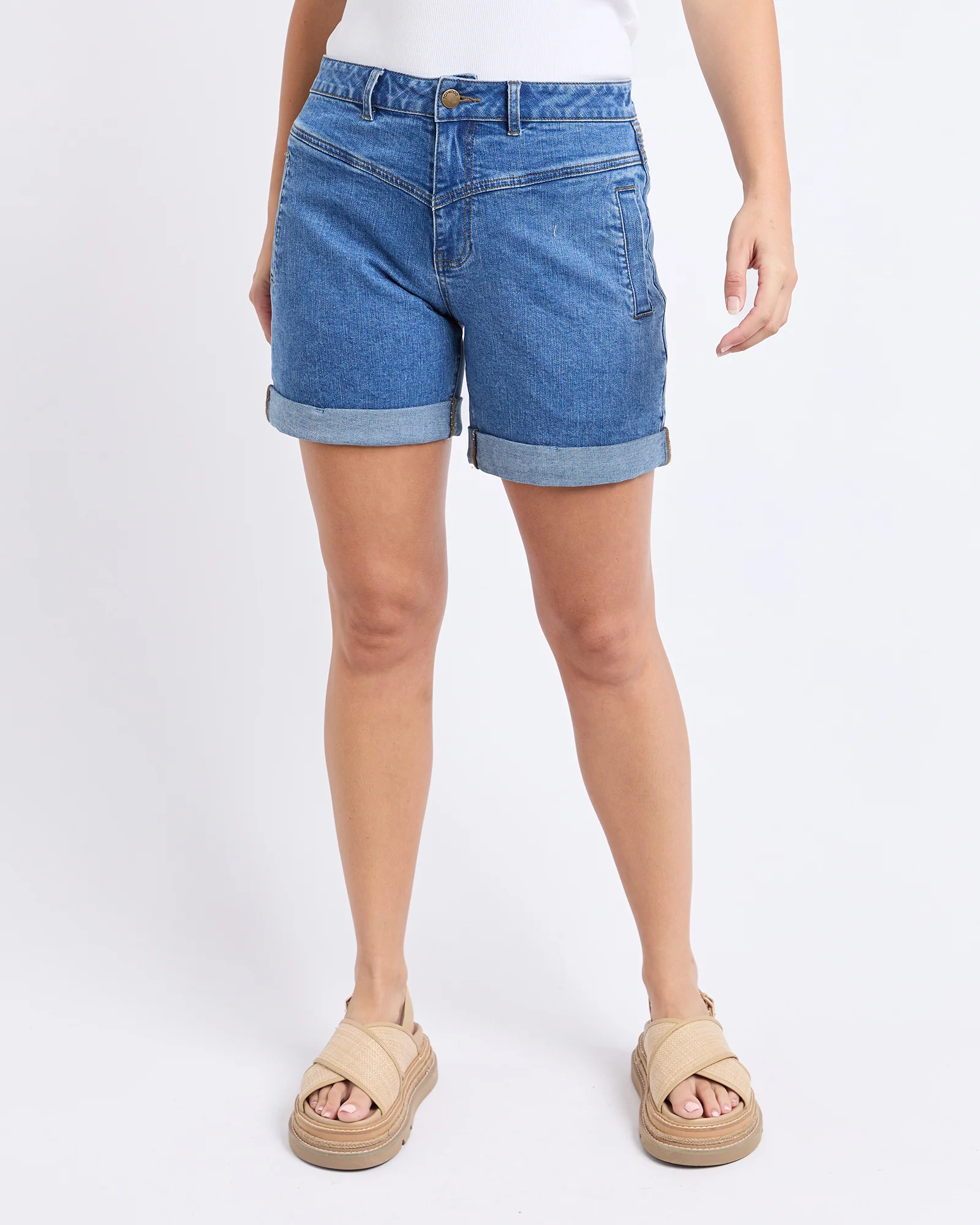 Devi Short Mid Blue