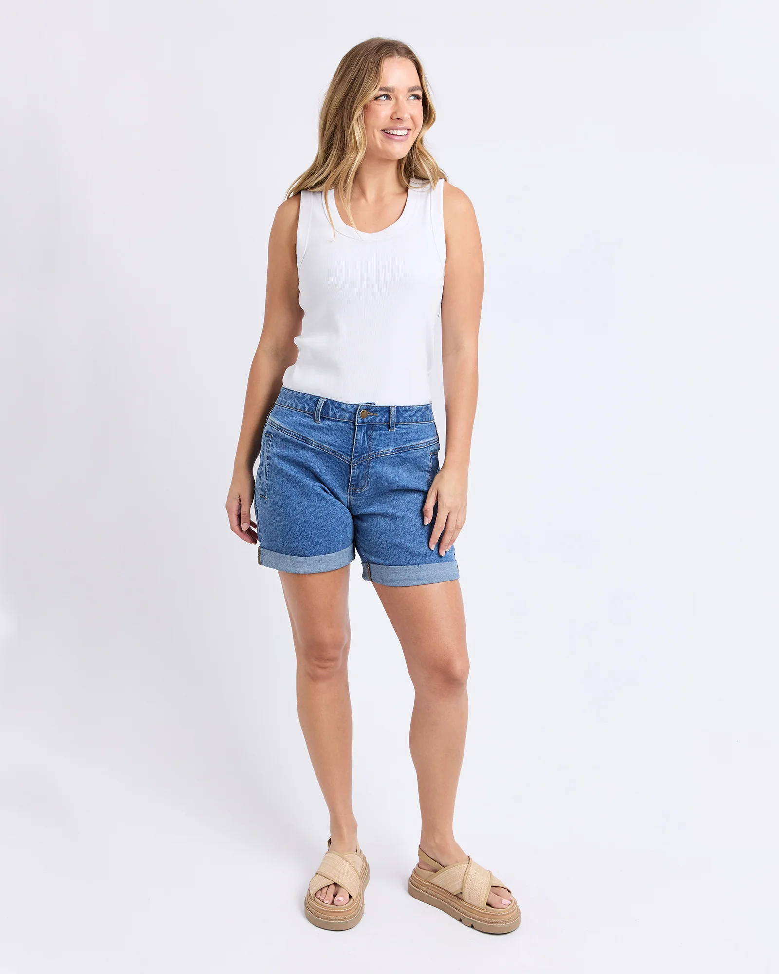 Devi Short Mid Blue - Image 2