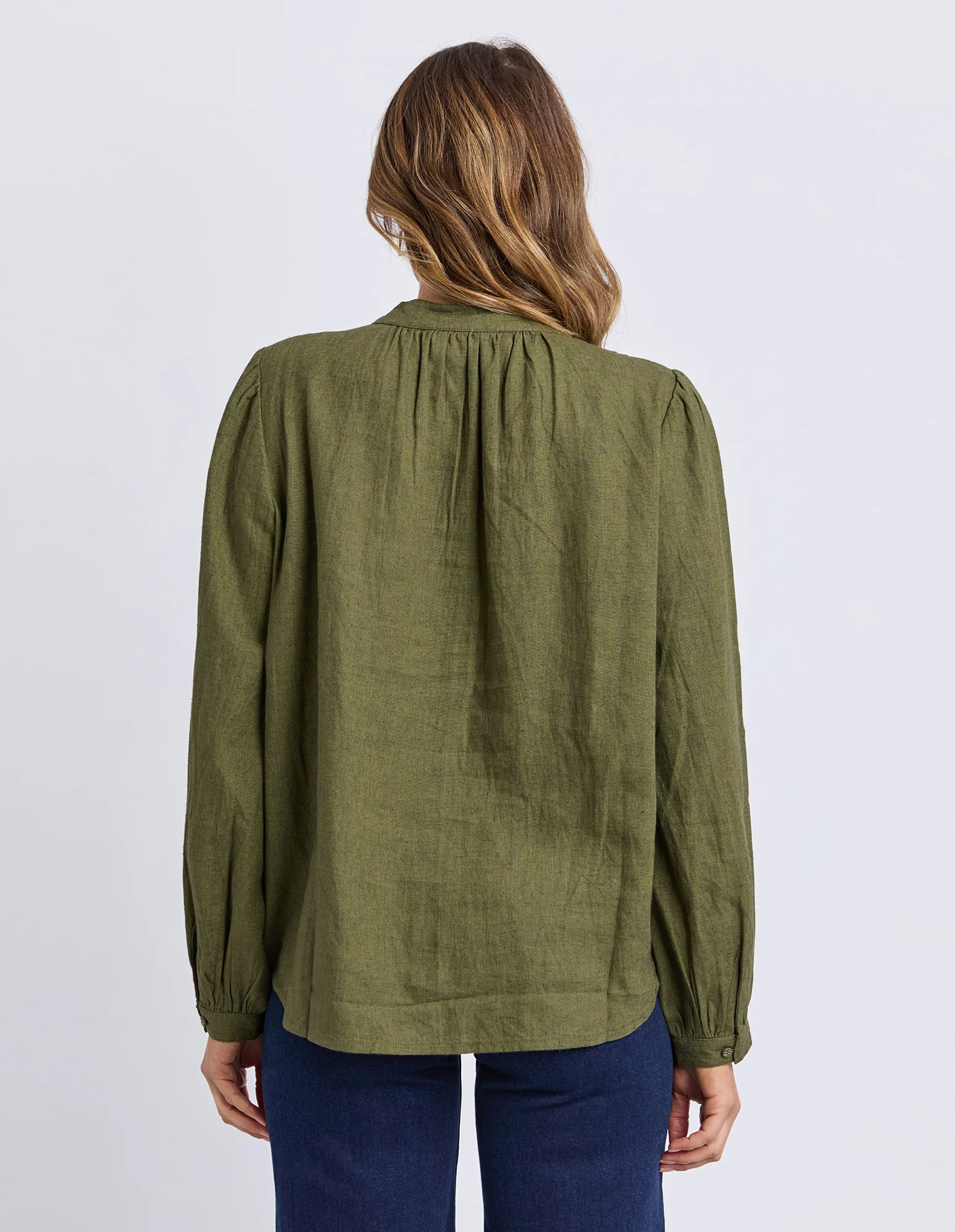 Eleanor Top Winter Moss - Image 3