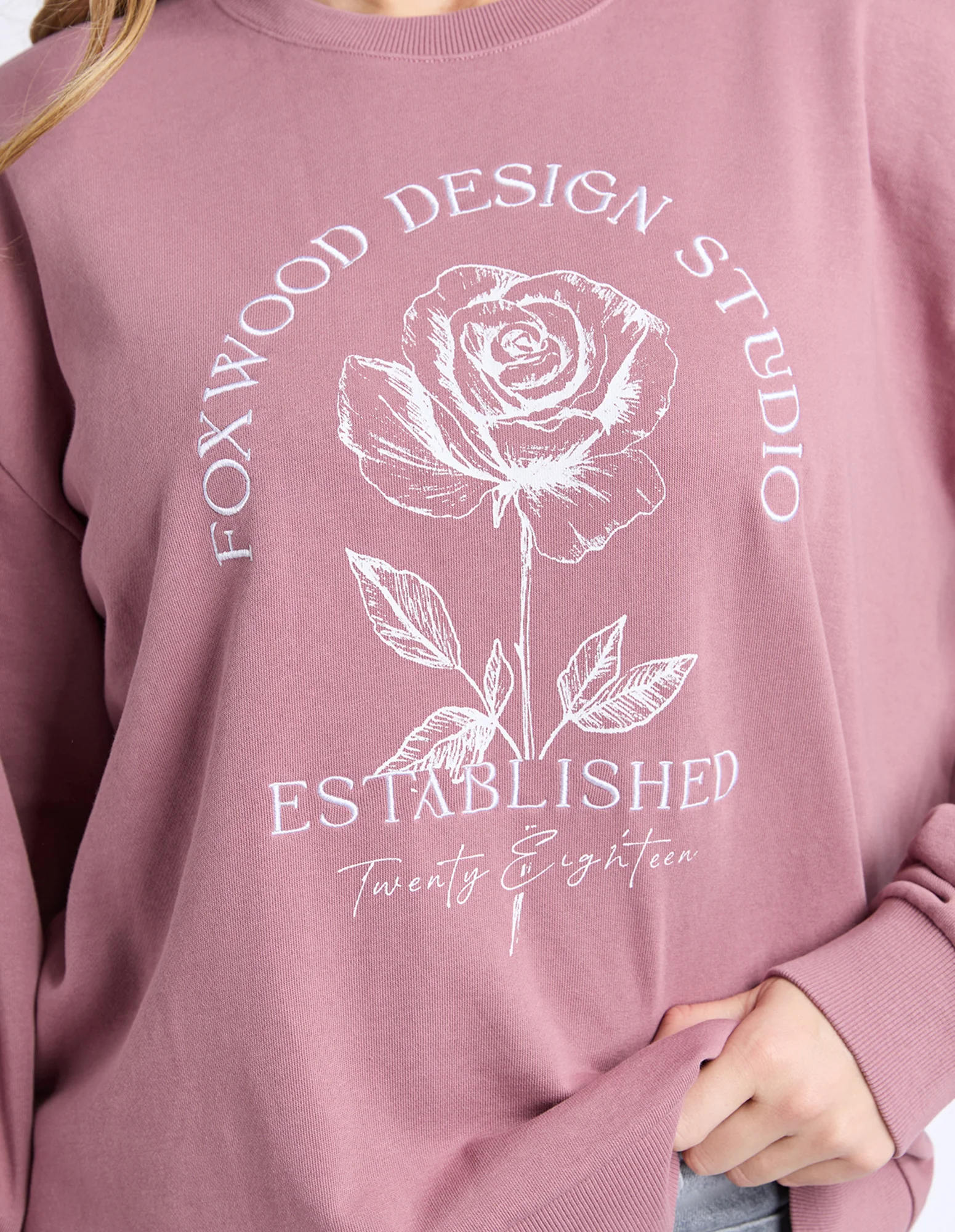 Established Rose Crew Dusty Rose - Image 5
