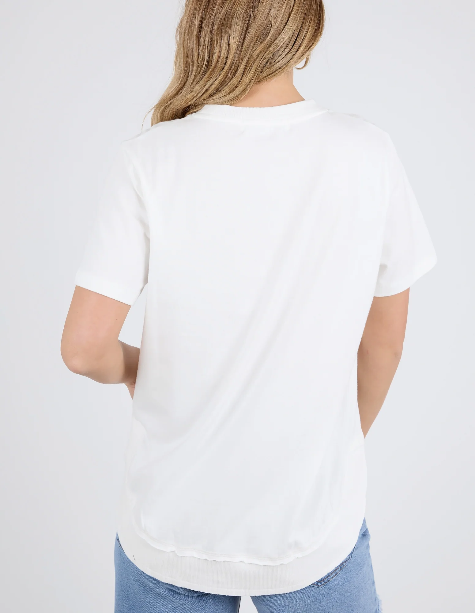 Farrah Short Sleeve Tee White - Image 3