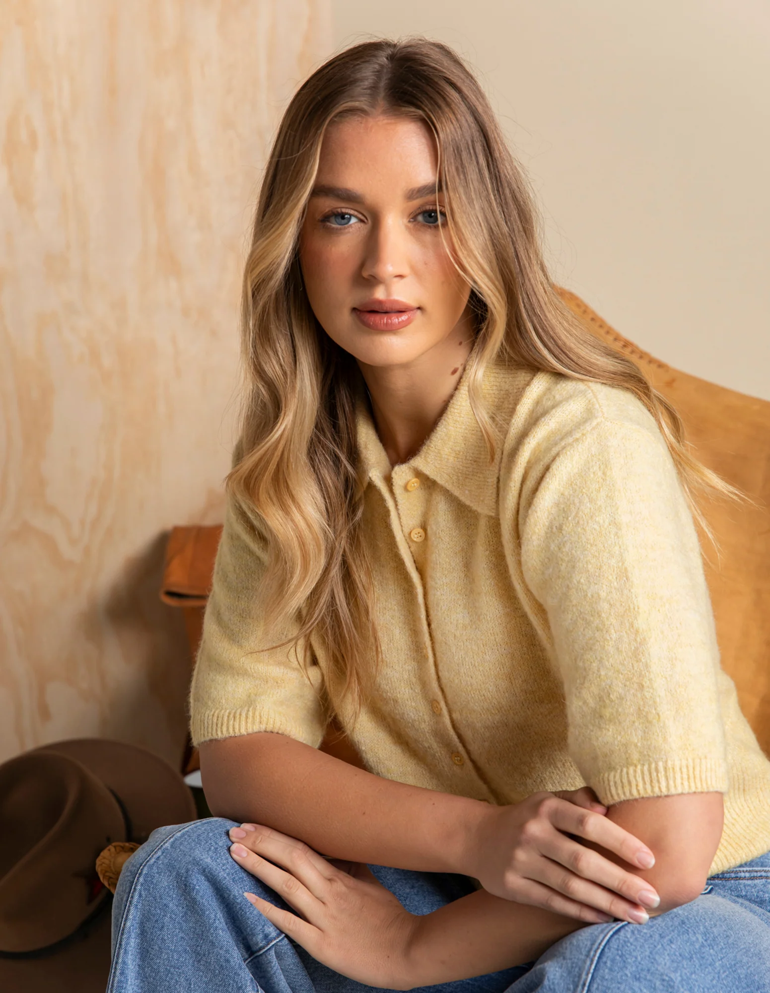 Fernie Button Knit Butter