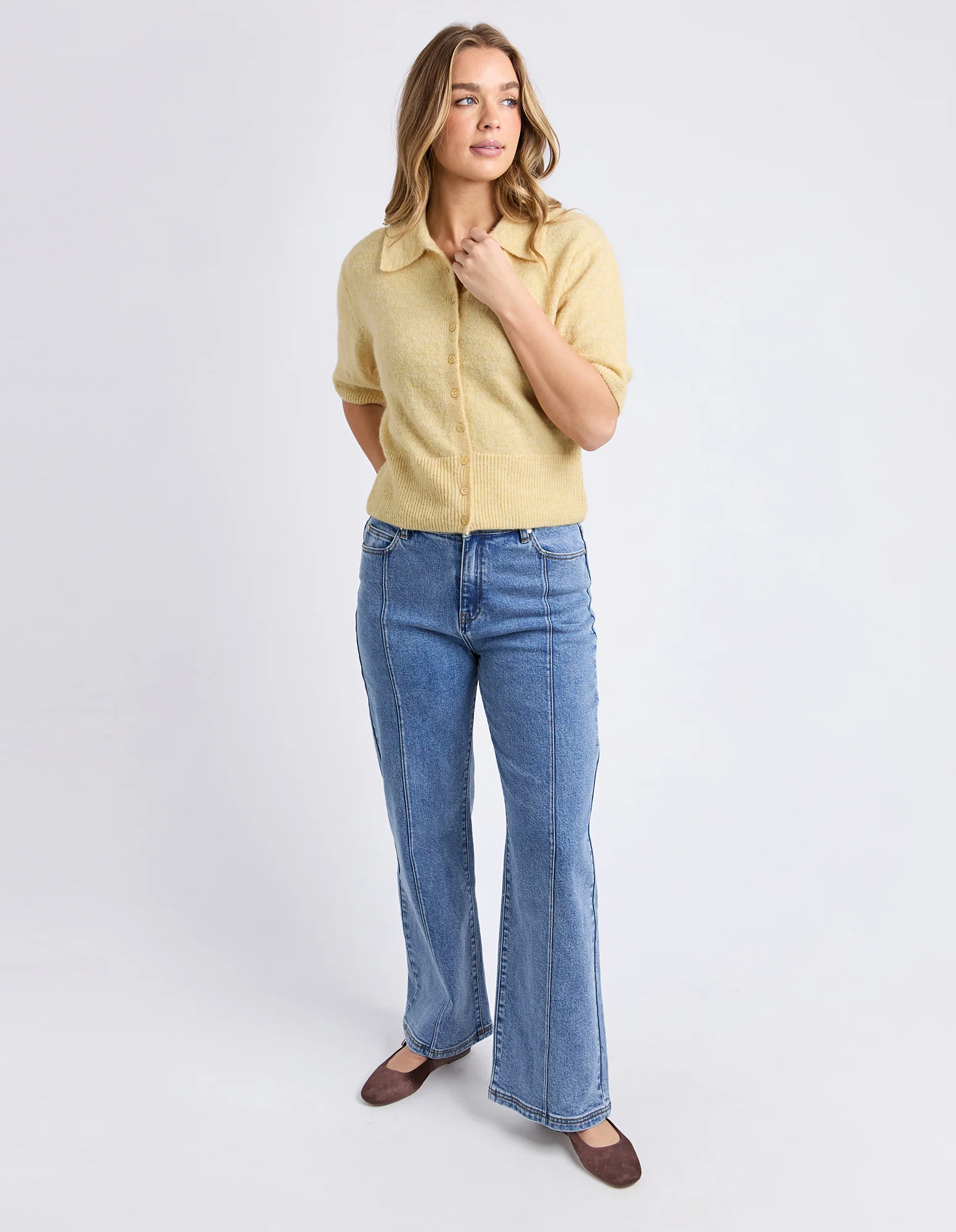 Fernie Button Knit Butter - Image 3