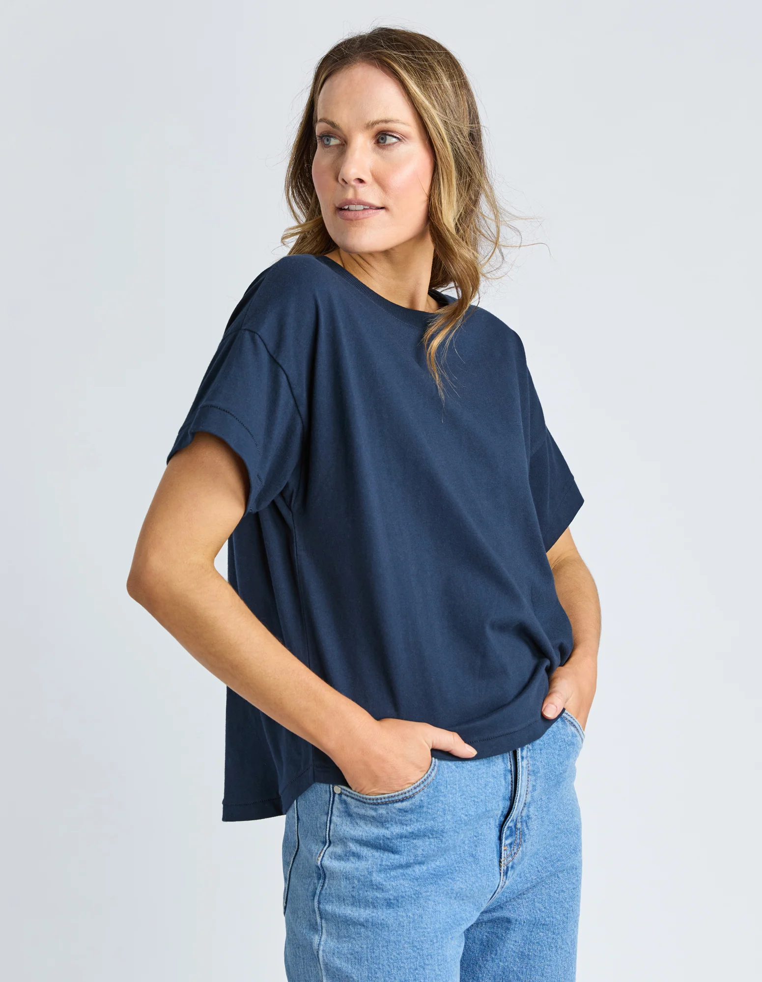 Habitat Tee Dark Sapphire - Image 4