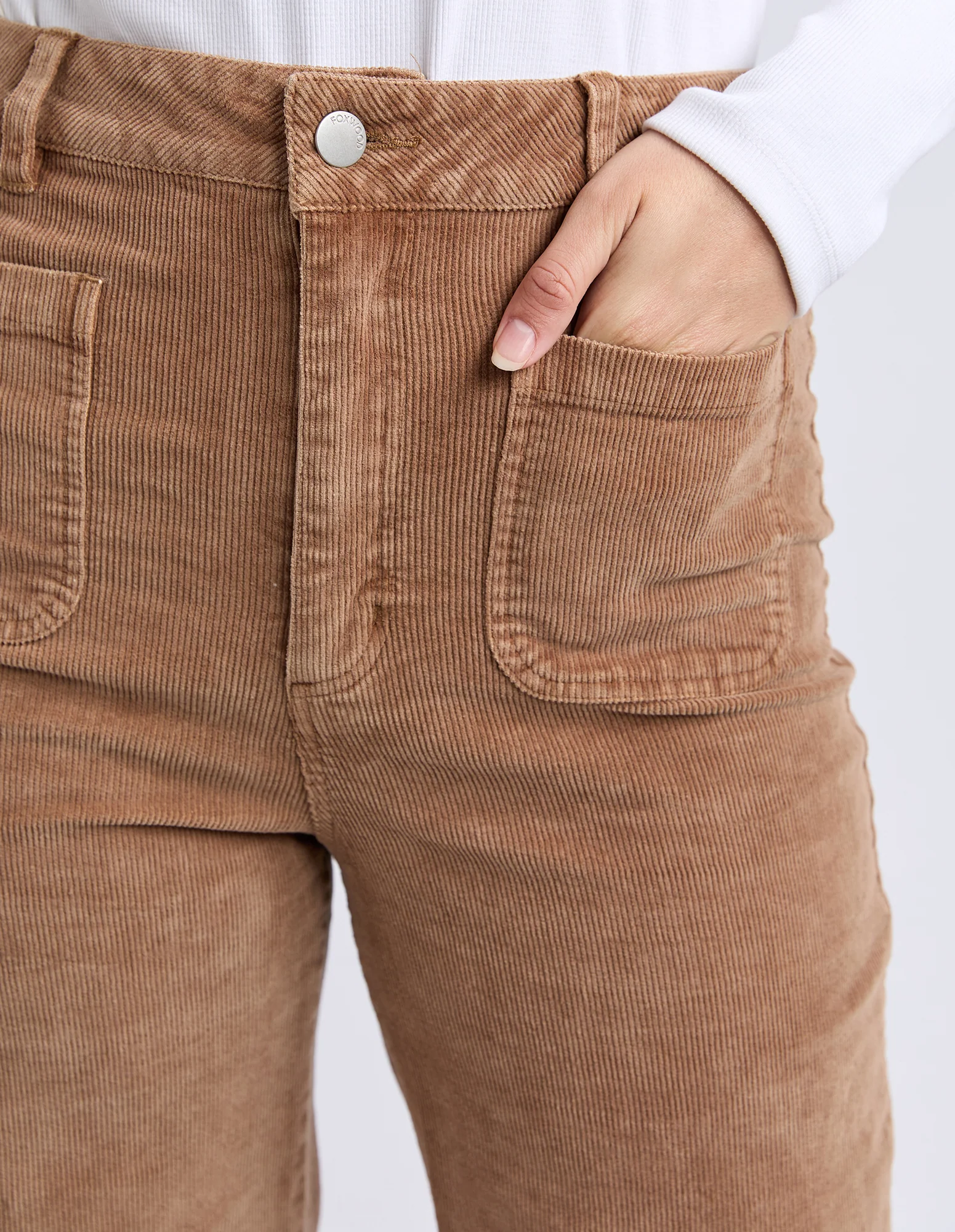 Henrietta Cord Pant Toasted Coconut - Image 5