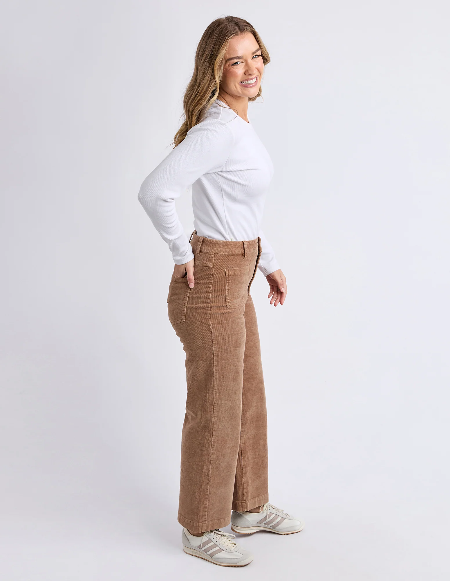 Henrietta Cord Pant Toasted Coconut - Image 6