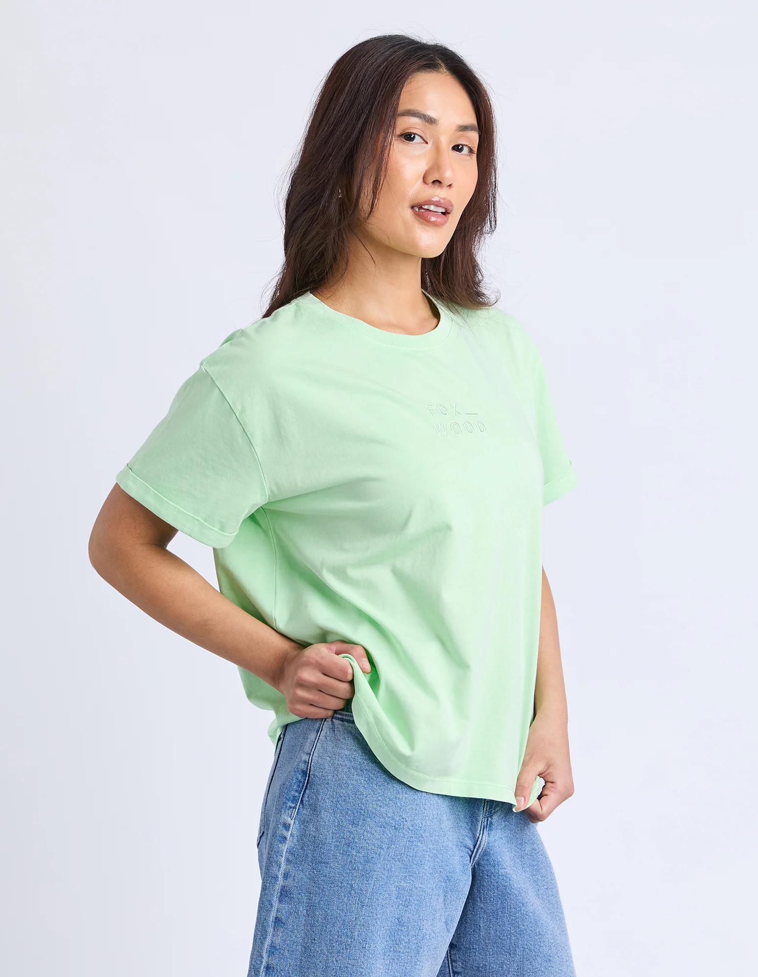 Huntleigh Oversized Tee Mint - Image 4