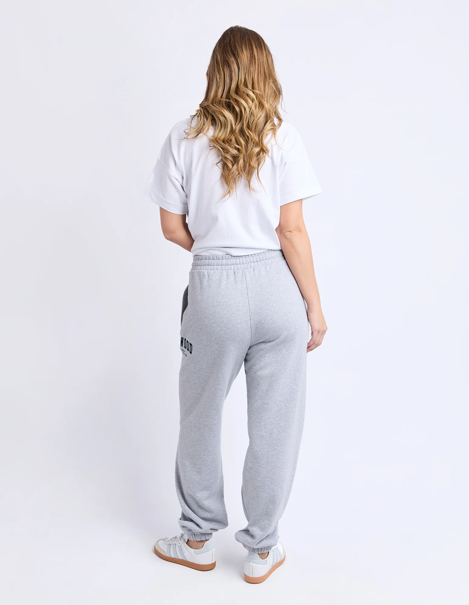 Intention Trackpant Grey Marle/Navy - Image 4