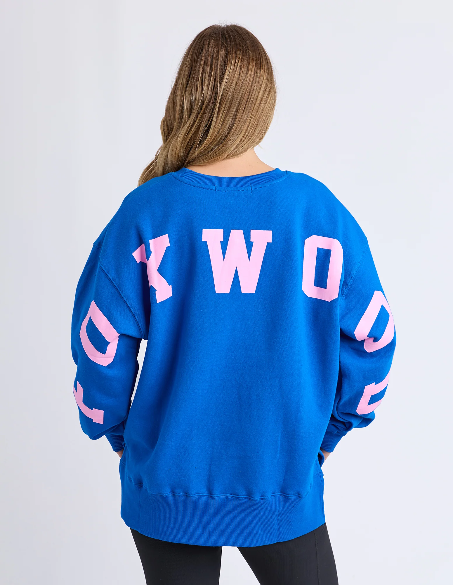 Interval Crew Cobalt & Neon Pink - Image 3