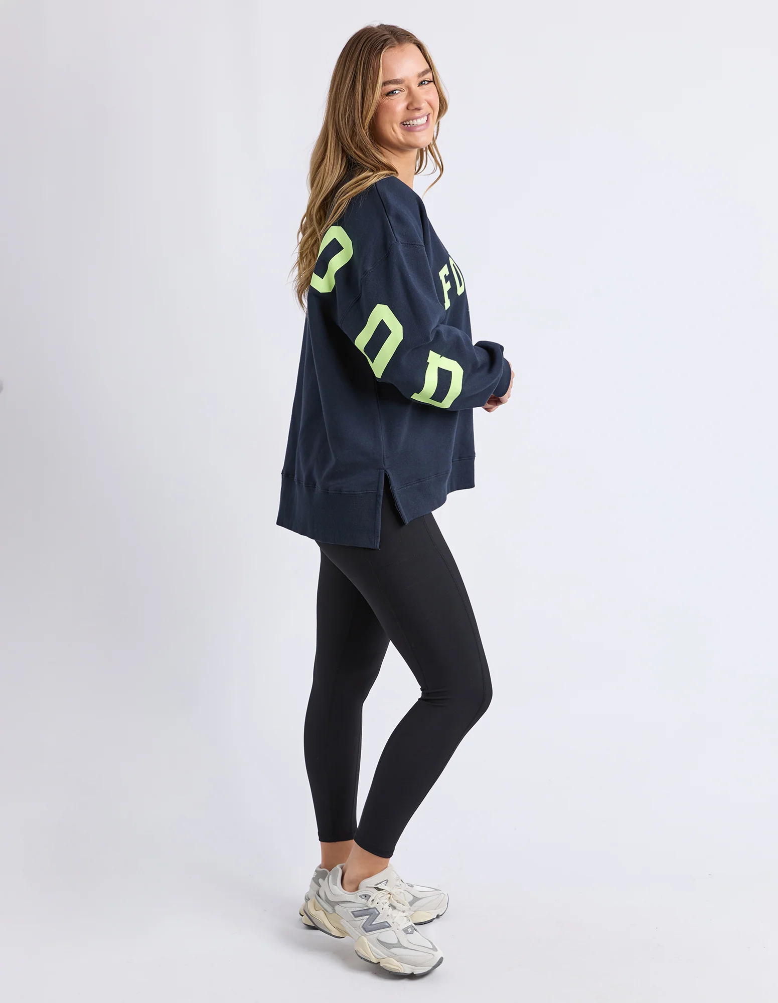 Interval Crew Navy / Neon Yellow - Image 4