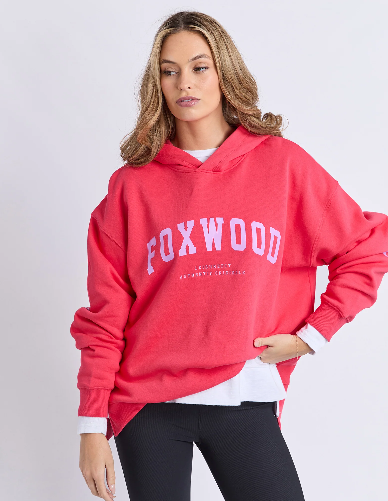 Interval Hoodie Raspberry/Neon Lilac