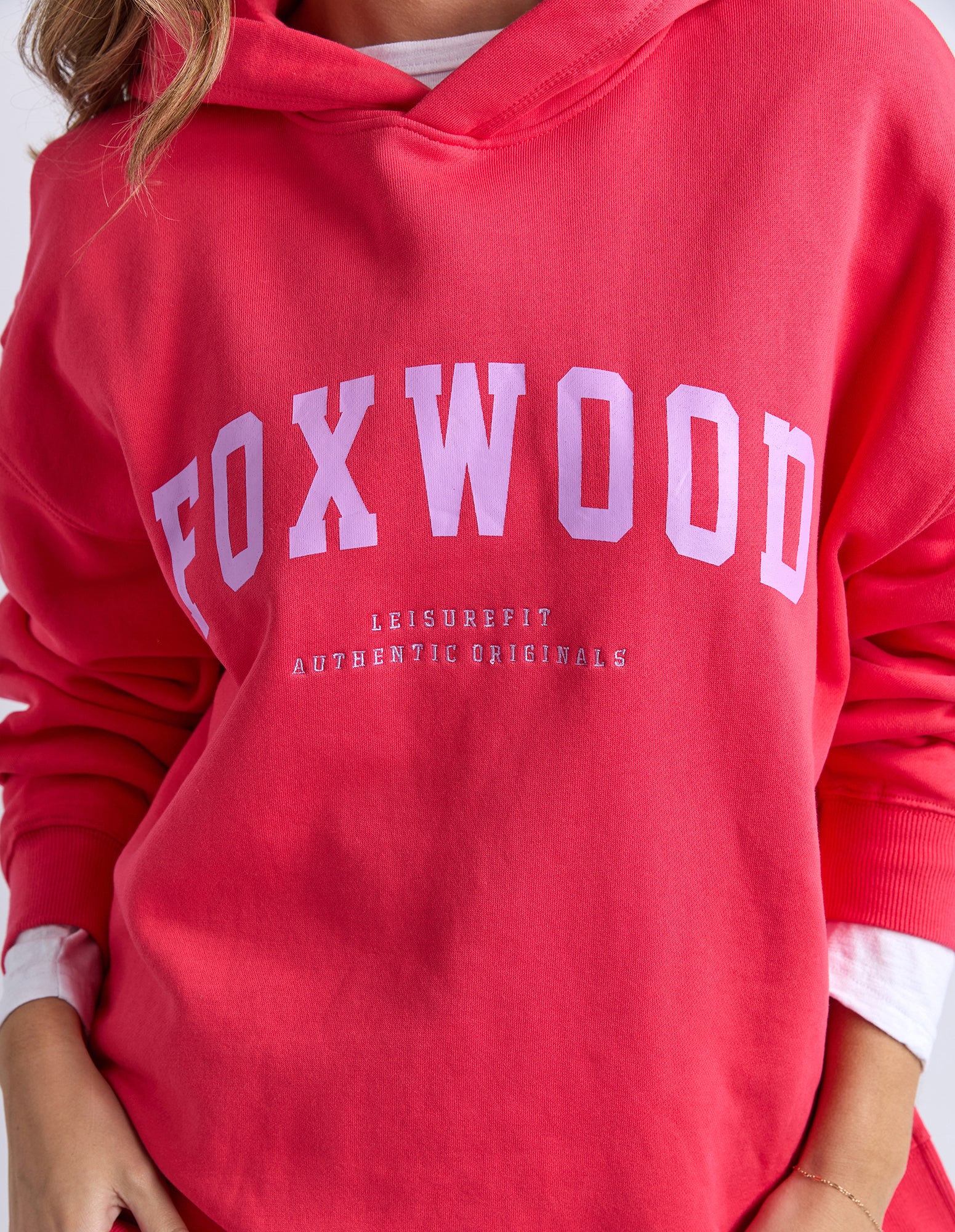 Interval Hoodie Raspberry/Neon Lilac - Image 5