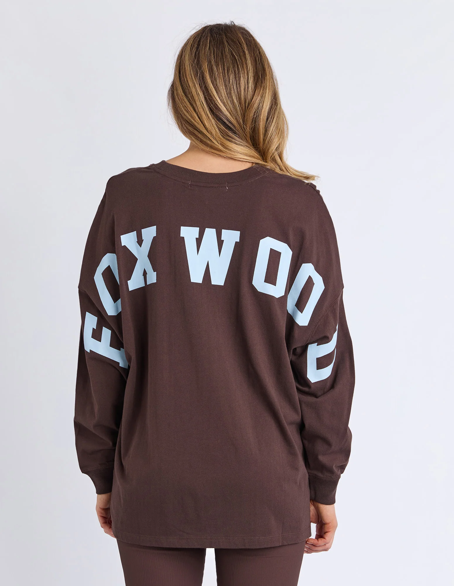 Interval Long Sleeve Coffee/Light Blue - Image 2