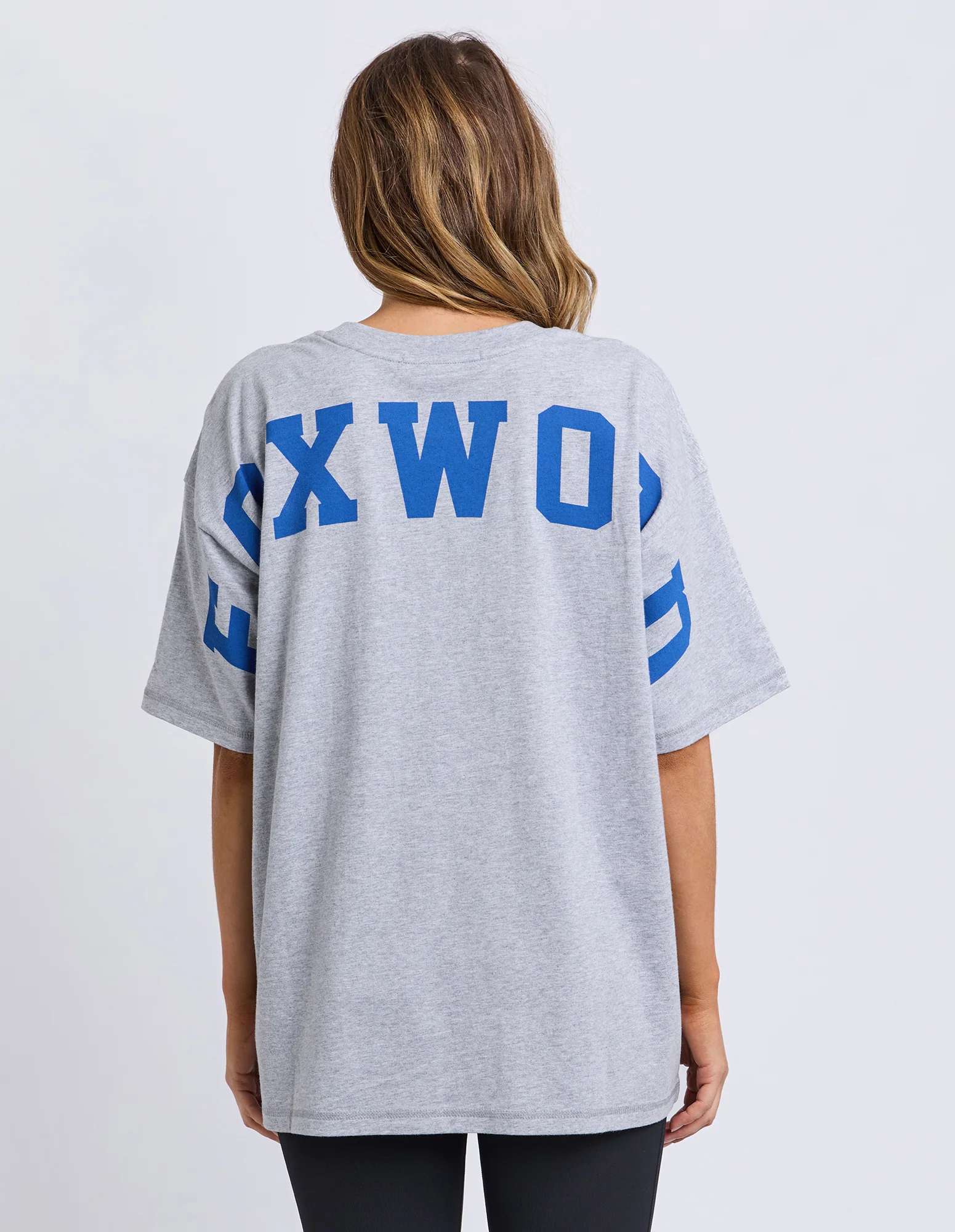Interval Tee Grey Marle/Blue - Image 4