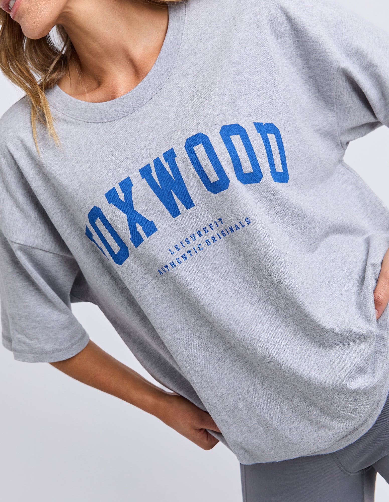 Interval Tee Grey Marle/Blue - Image 6