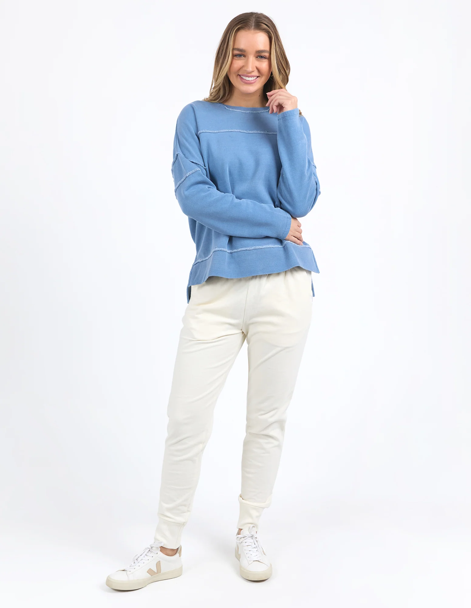 Jayne Throw On Fleece Coronet Blue - Image 2