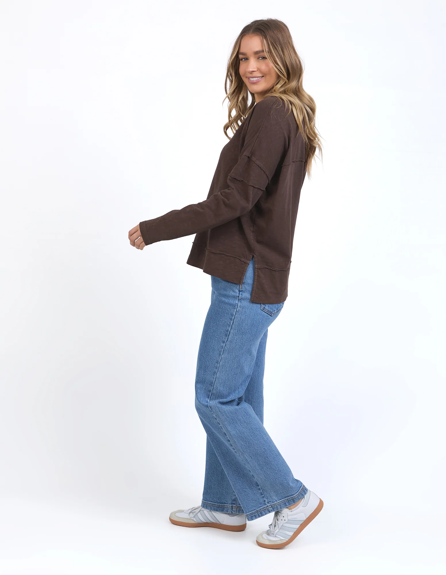 Jayne Throw On Top Coffee Bean - Image 6