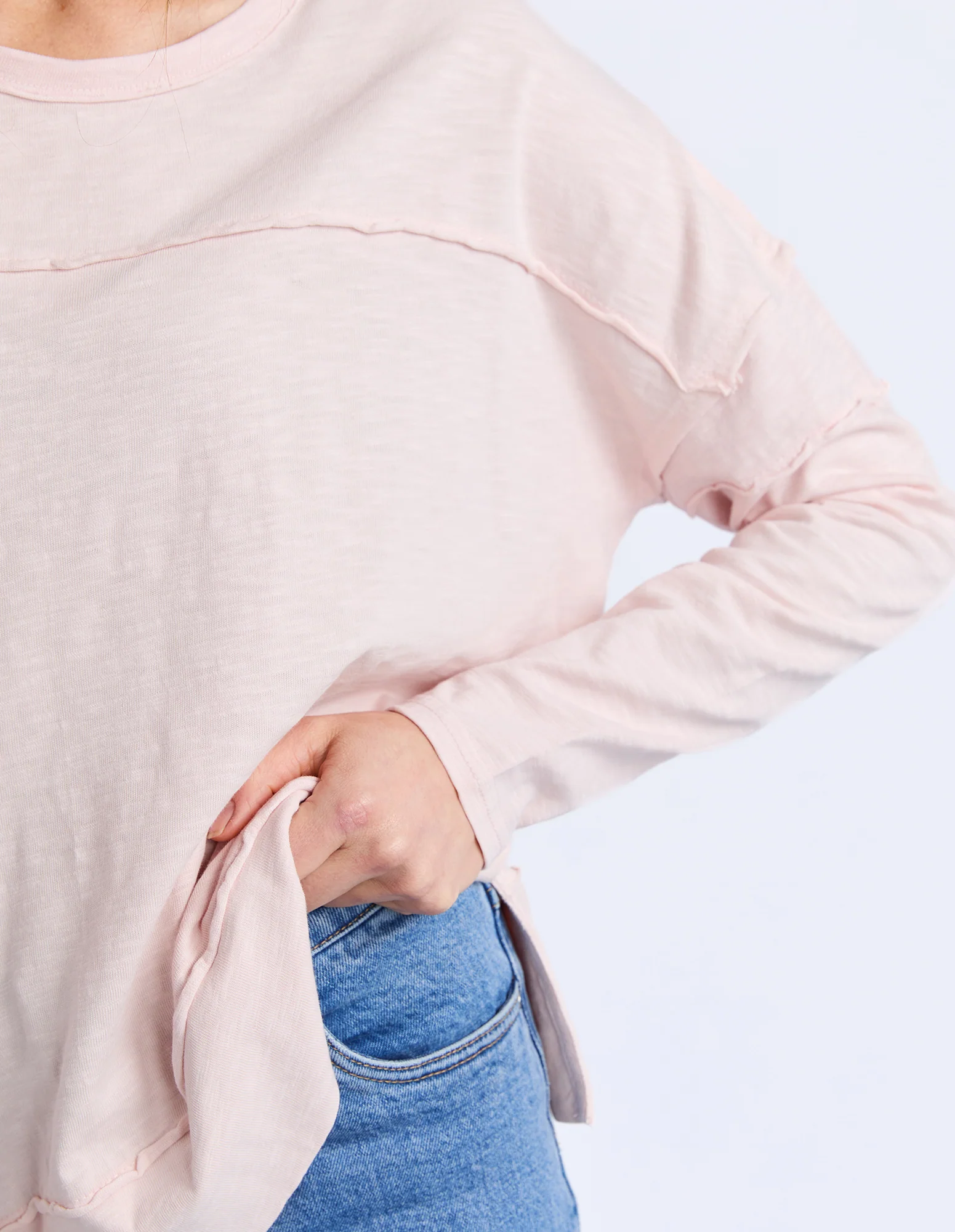 Jayne Throw On Top Pale Pink - Image 5