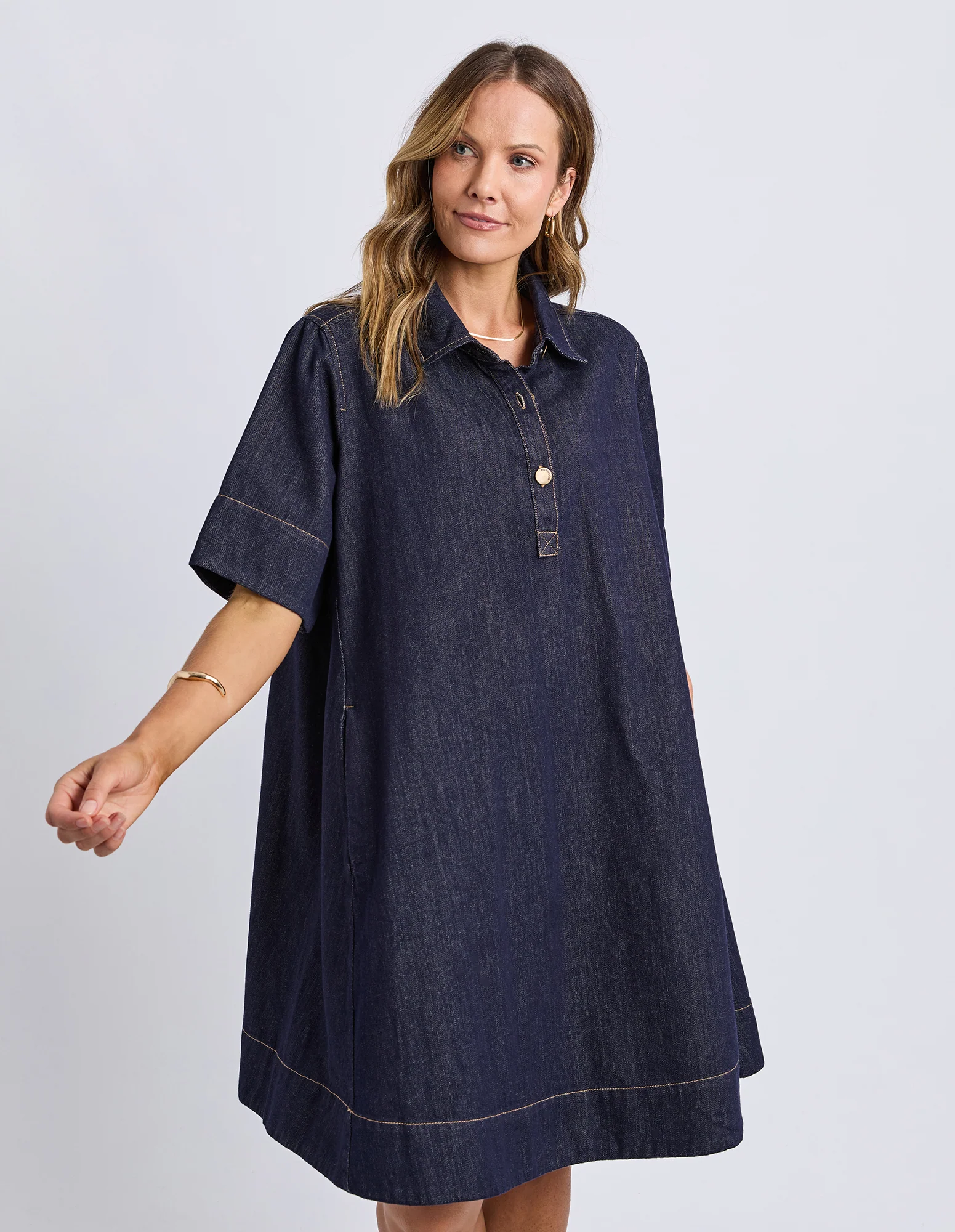 Julian Dress Indigo - Image 2