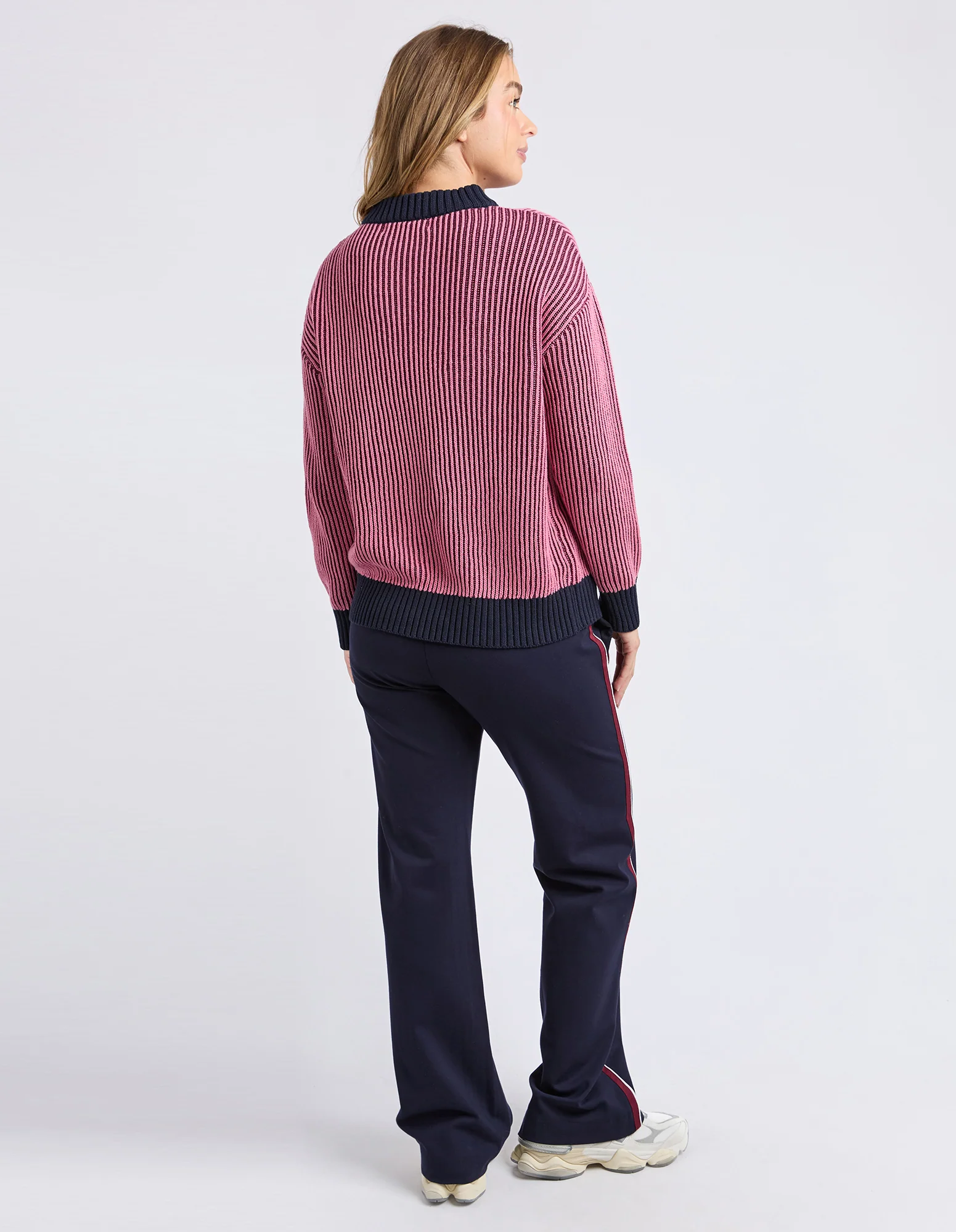 Luella Crew Knit Windsor Wine - Image 4