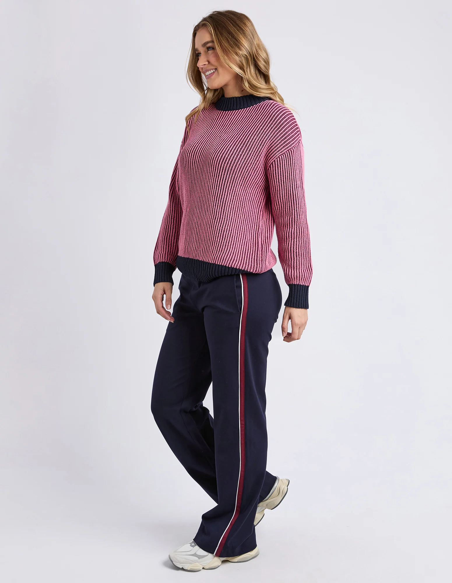 Luella Crew Knit Windsor Wine - Image 7