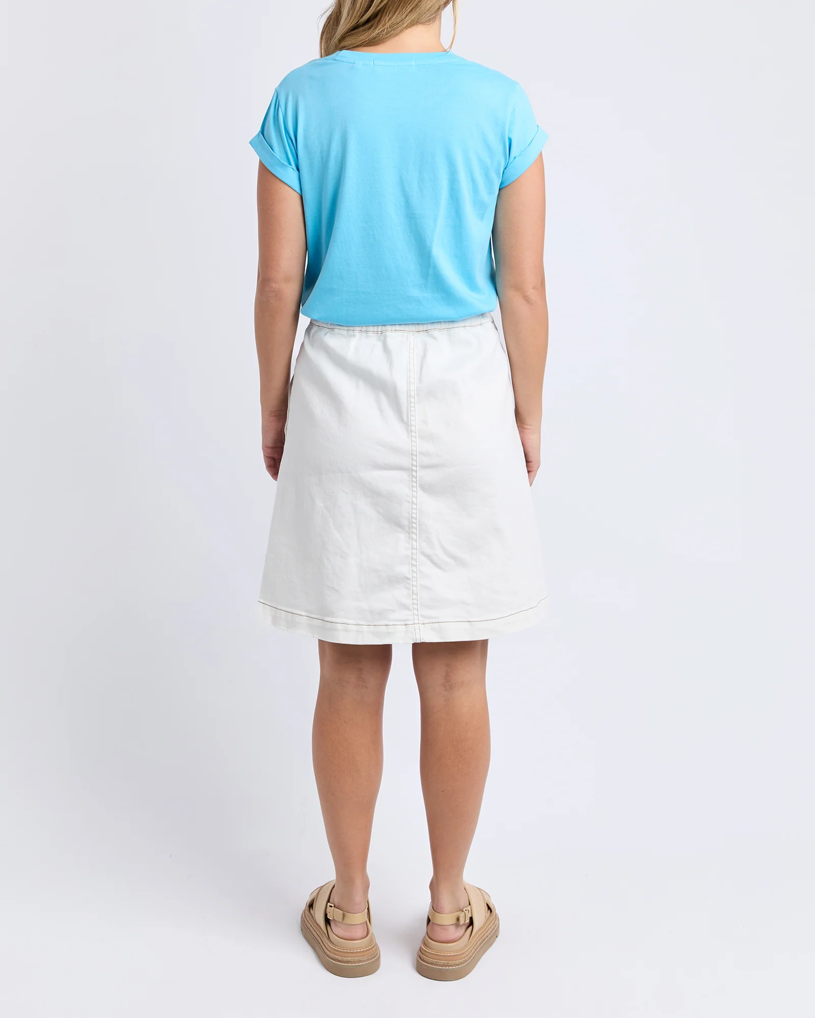 Manly Tee Azure Blue - Image 3