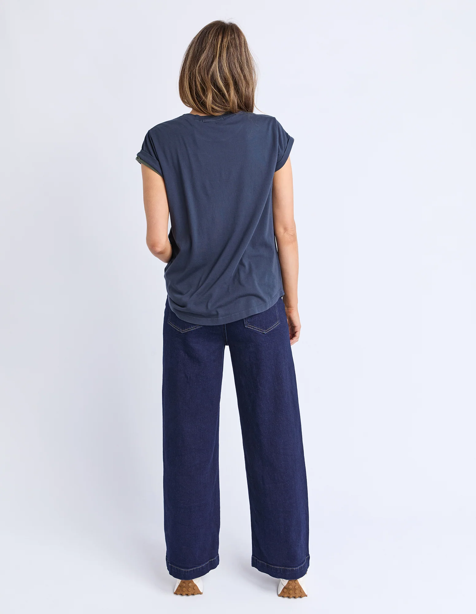 Manly Tee Navy - Image 3