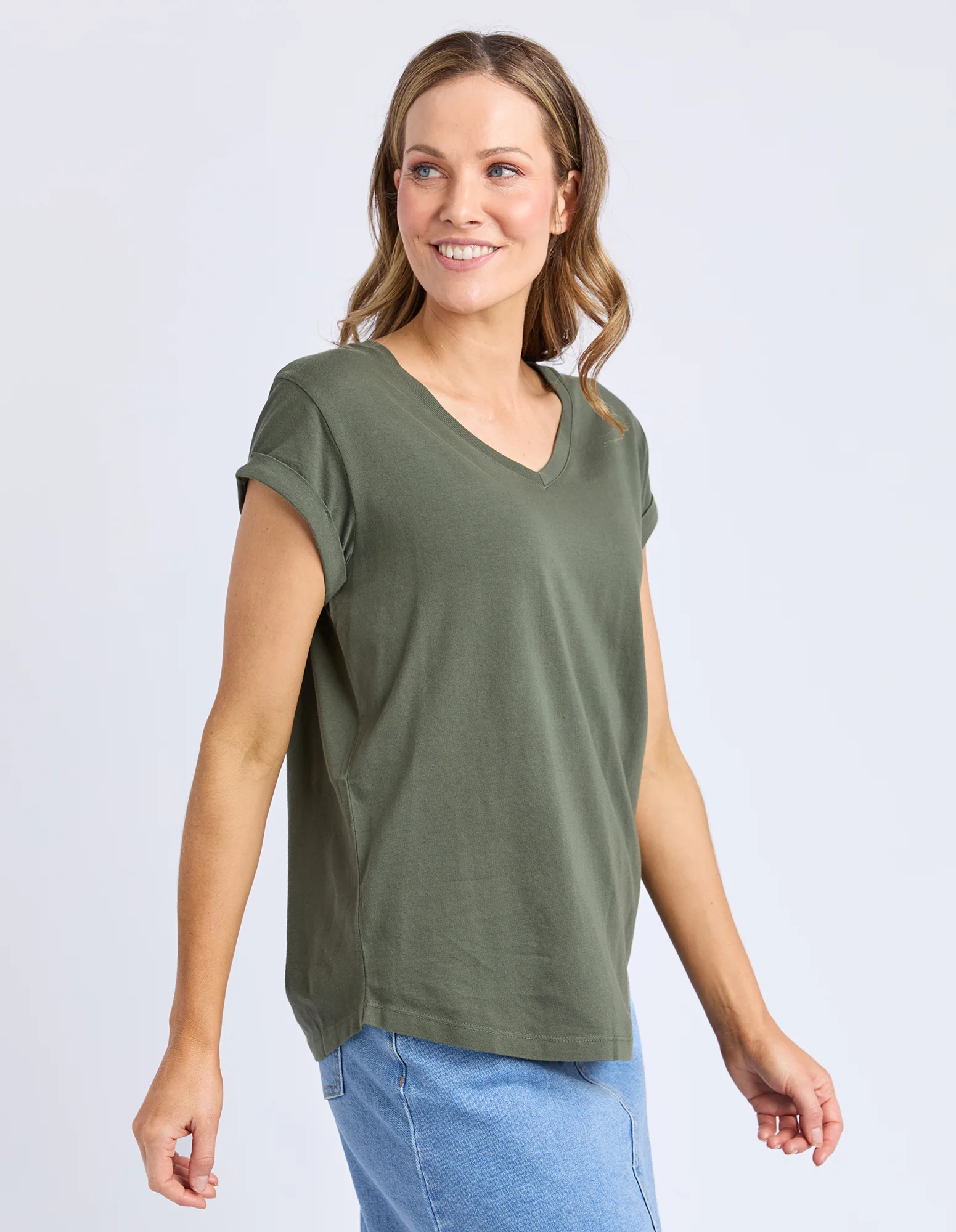 Manly Vee Tee Khaki - Image 4