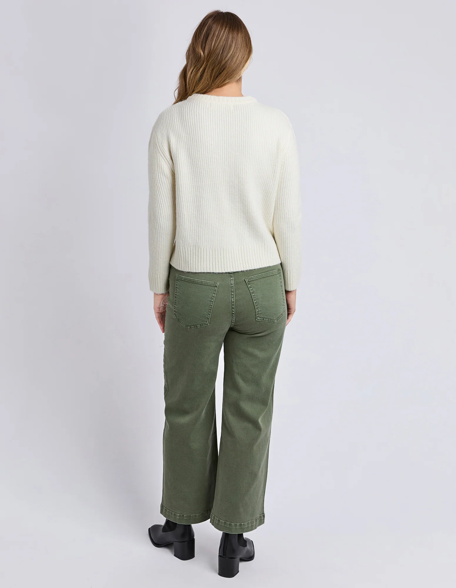 Marla Floral Knit Vintage White - Image 4