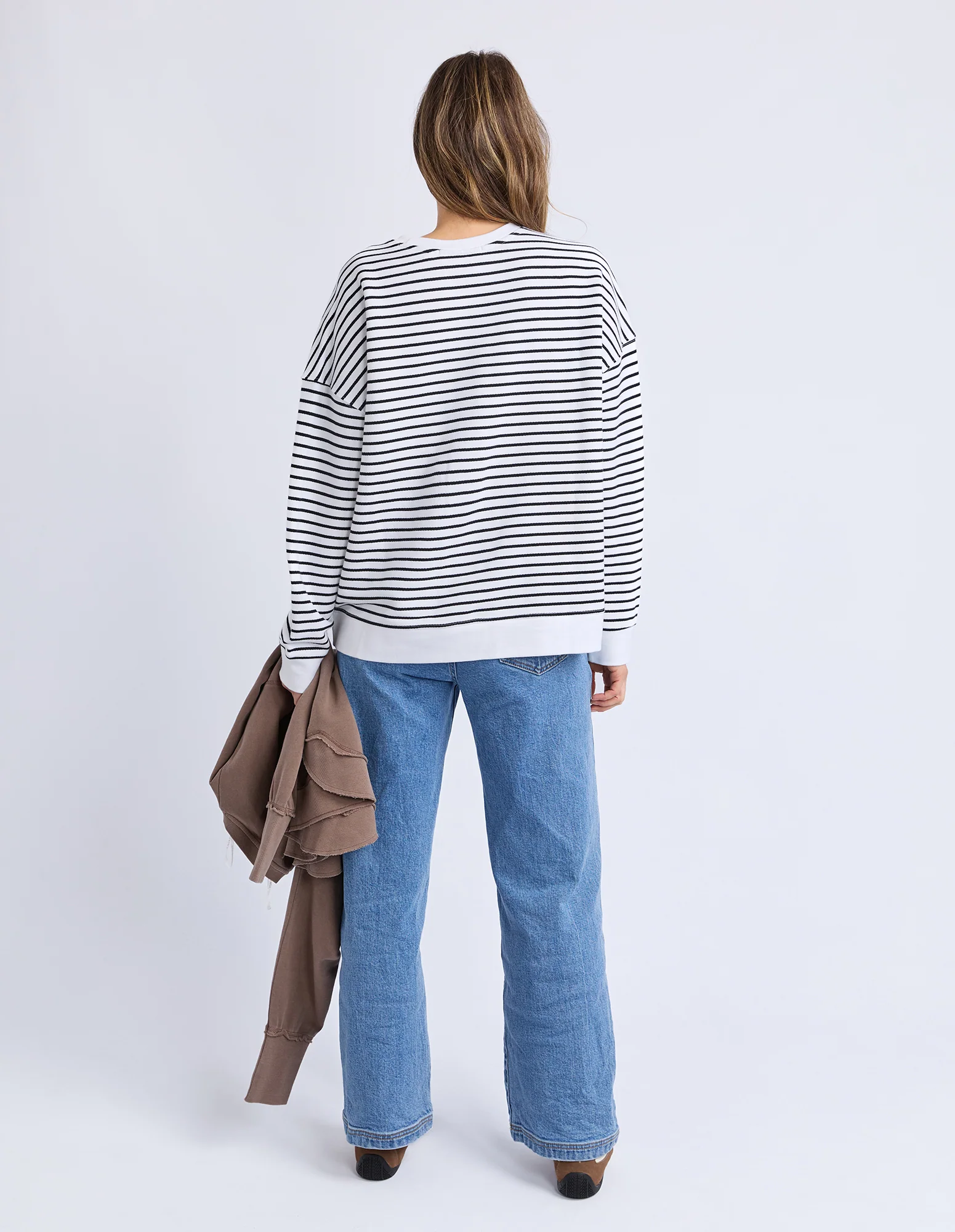 Original Stripe Crew White & Black - Image 3