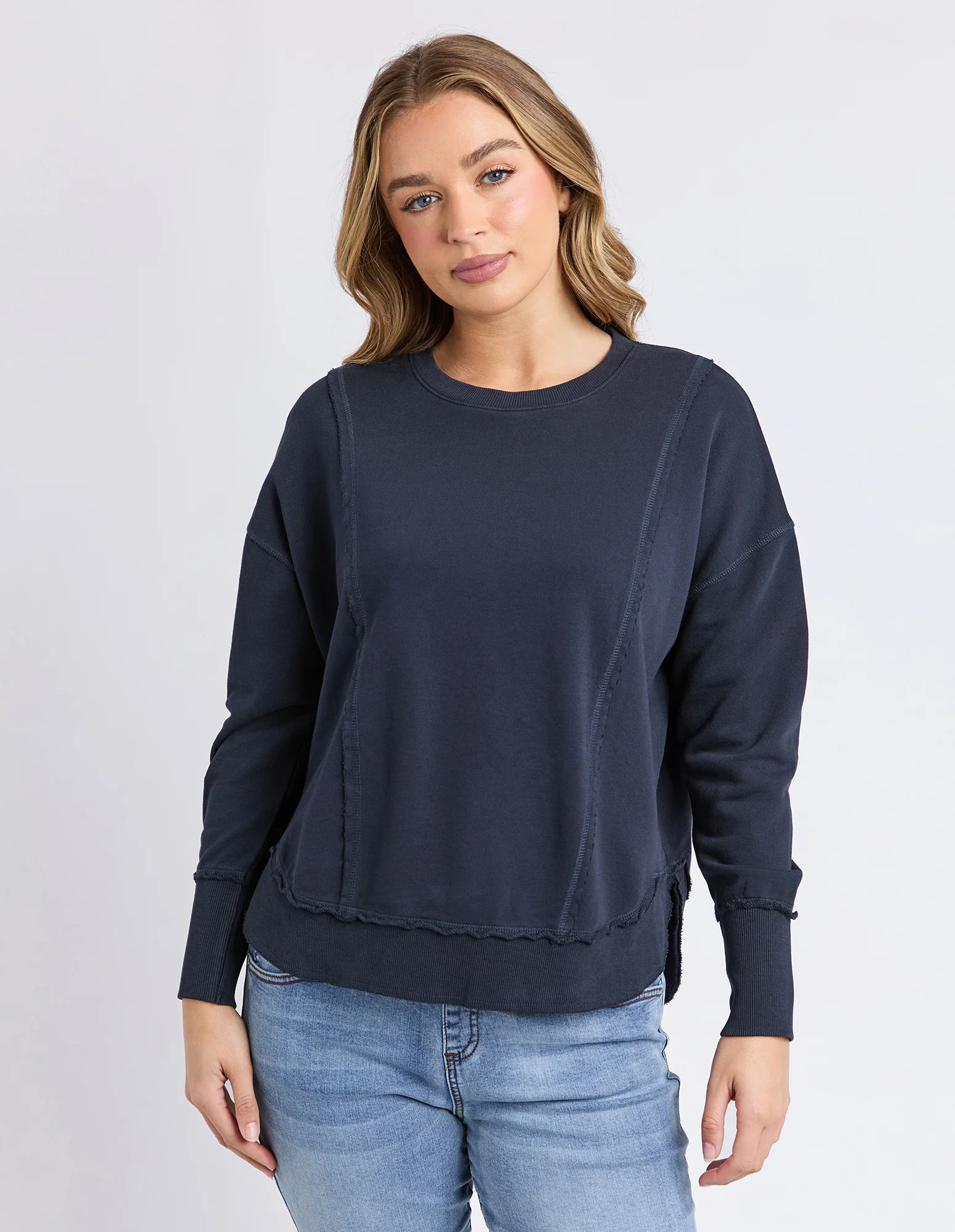 Osborne Relaxed Crew Dark Sapphire