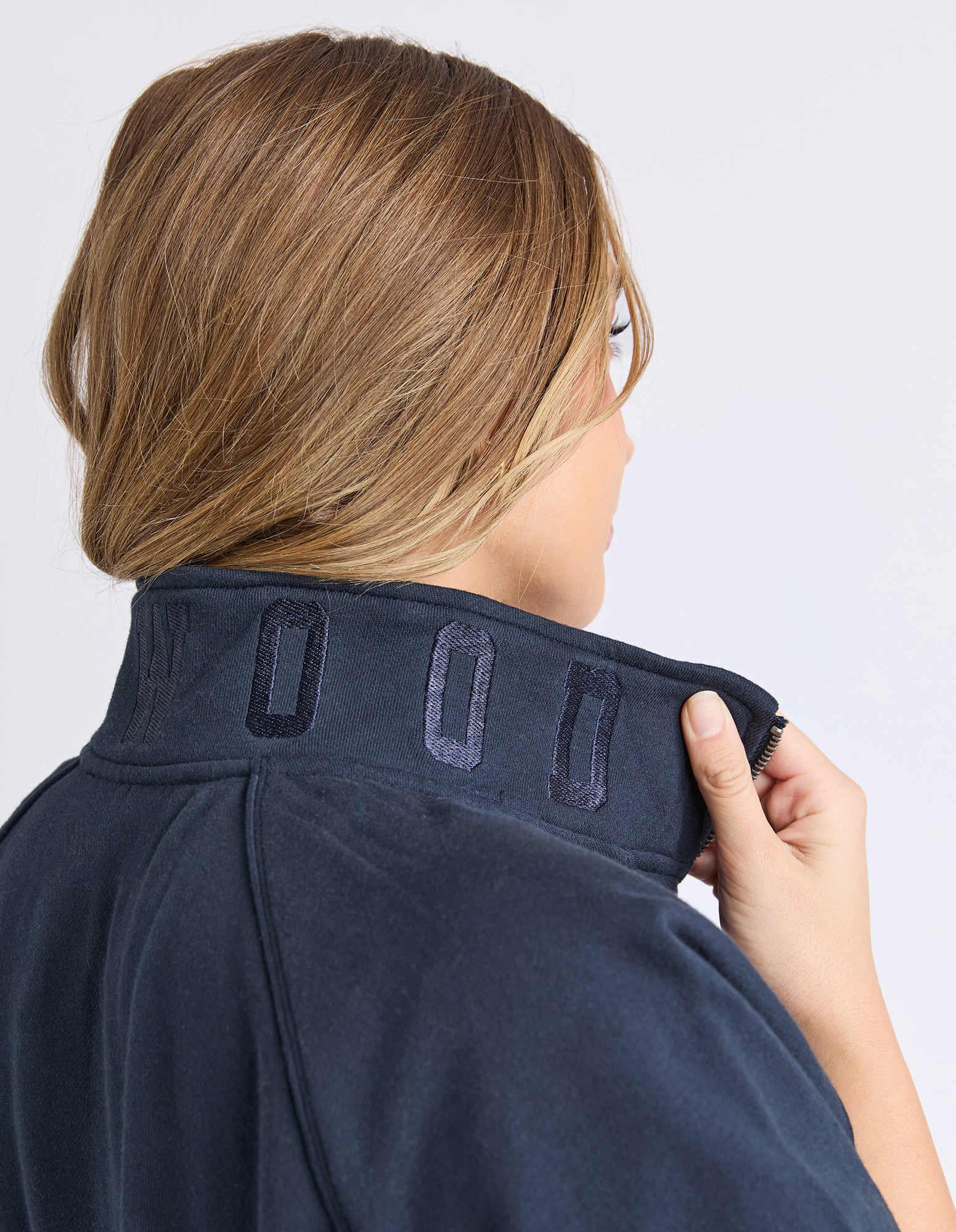 Piped Crew Solid Navy - Image 5