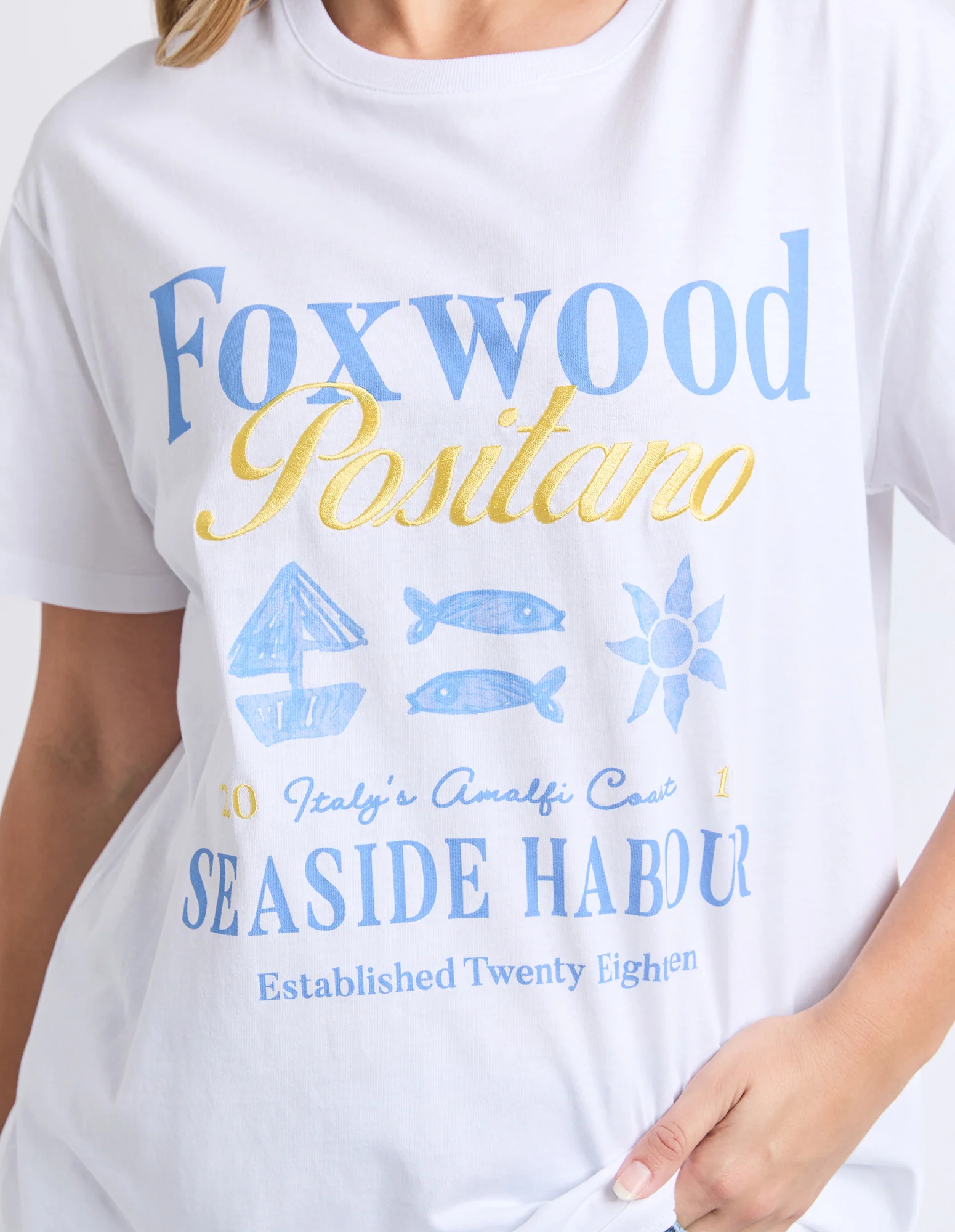 Positano Tee White - Image 6