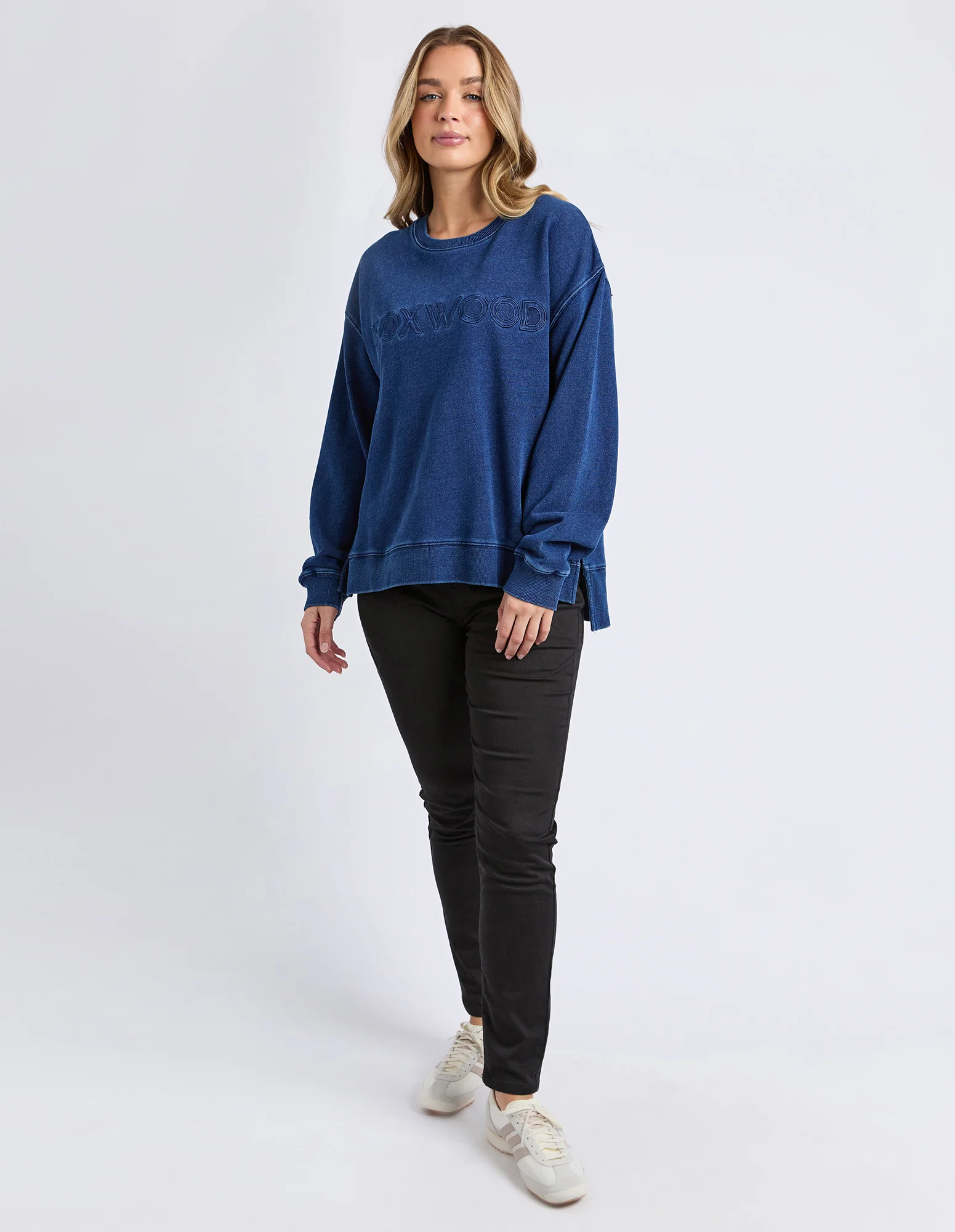 Remedy Oversized Crew Indigo - Image 2