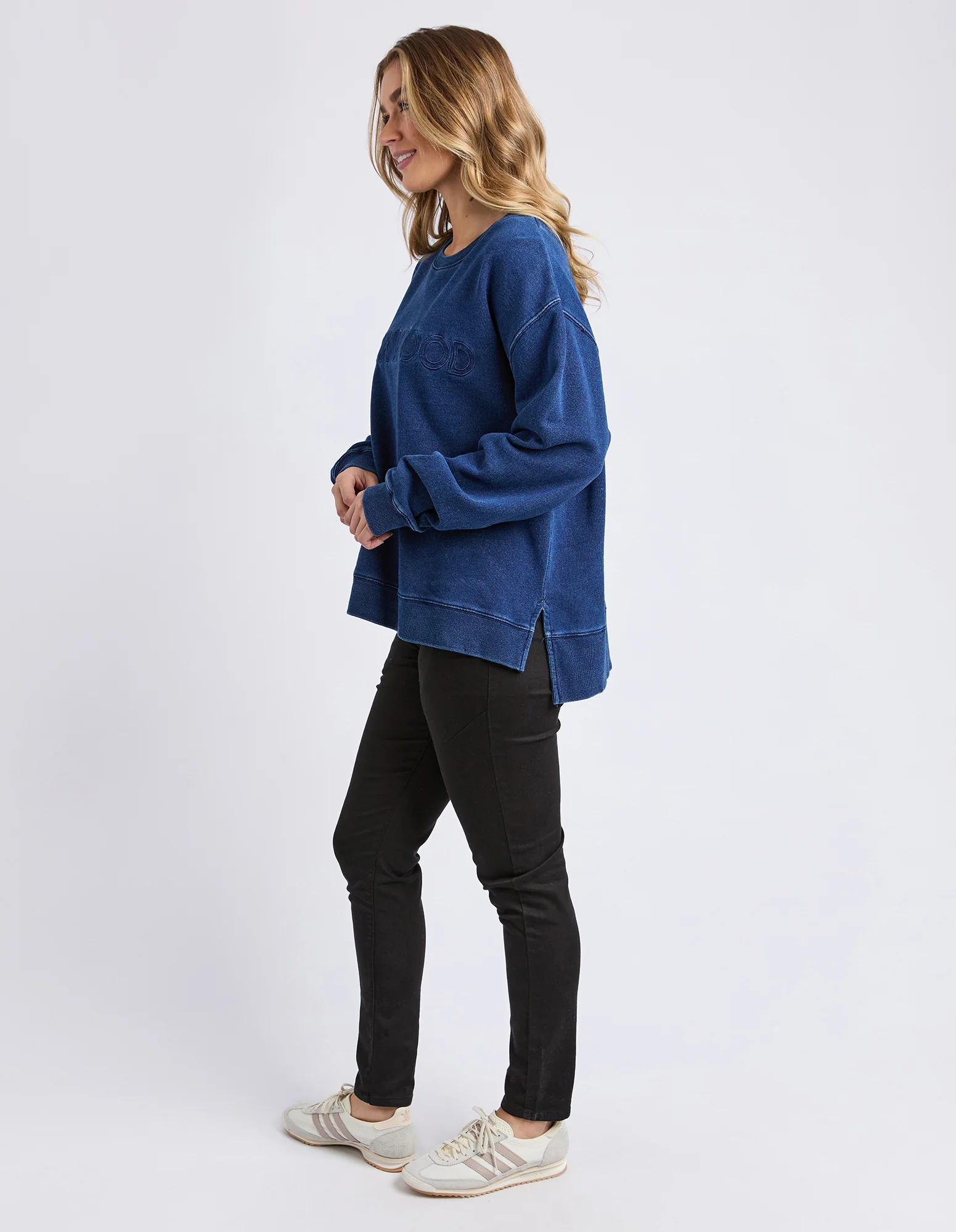 Remedy Oversized Crew Indigo - Image 6