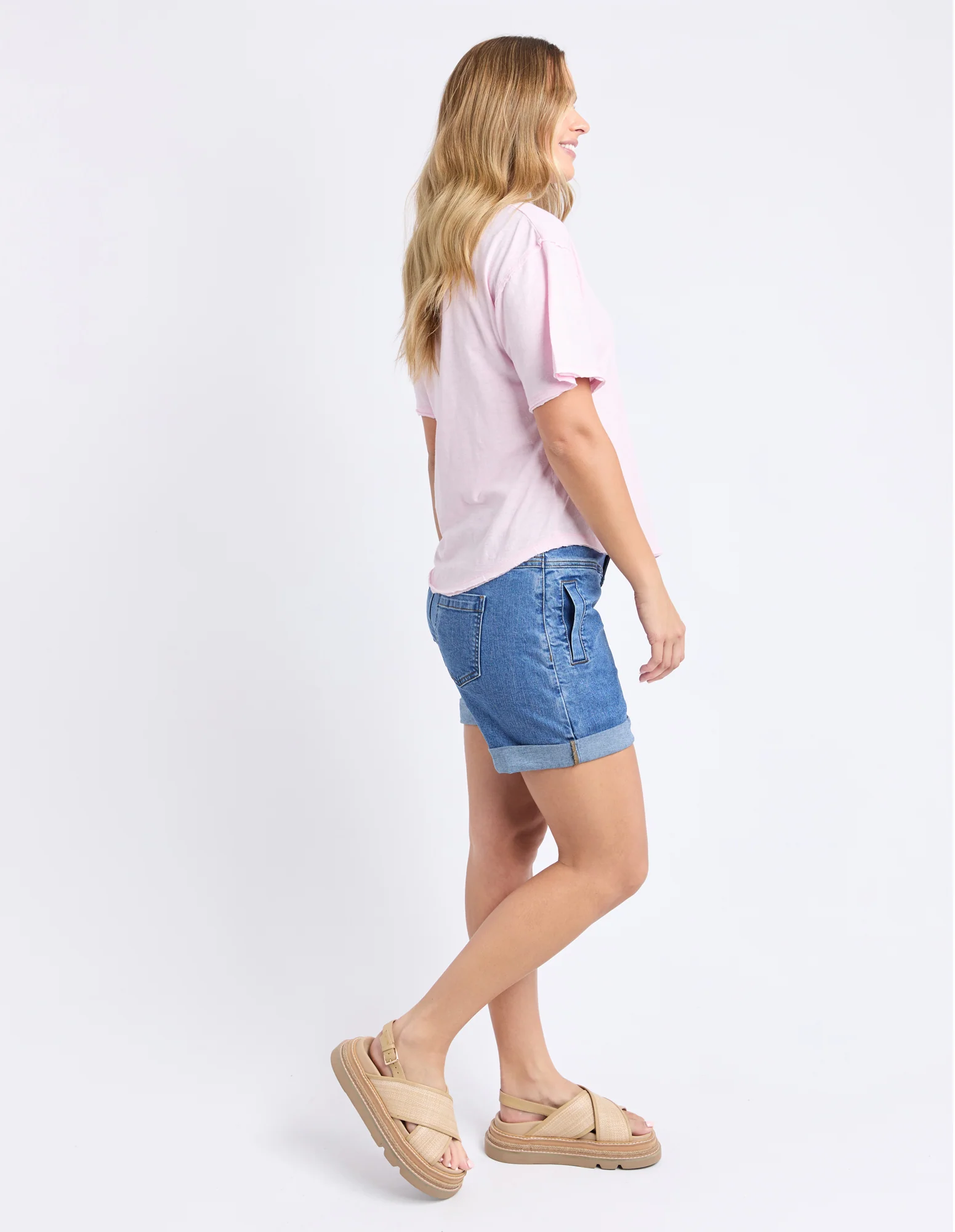 San Diego Tee Pale Pink - Image 6