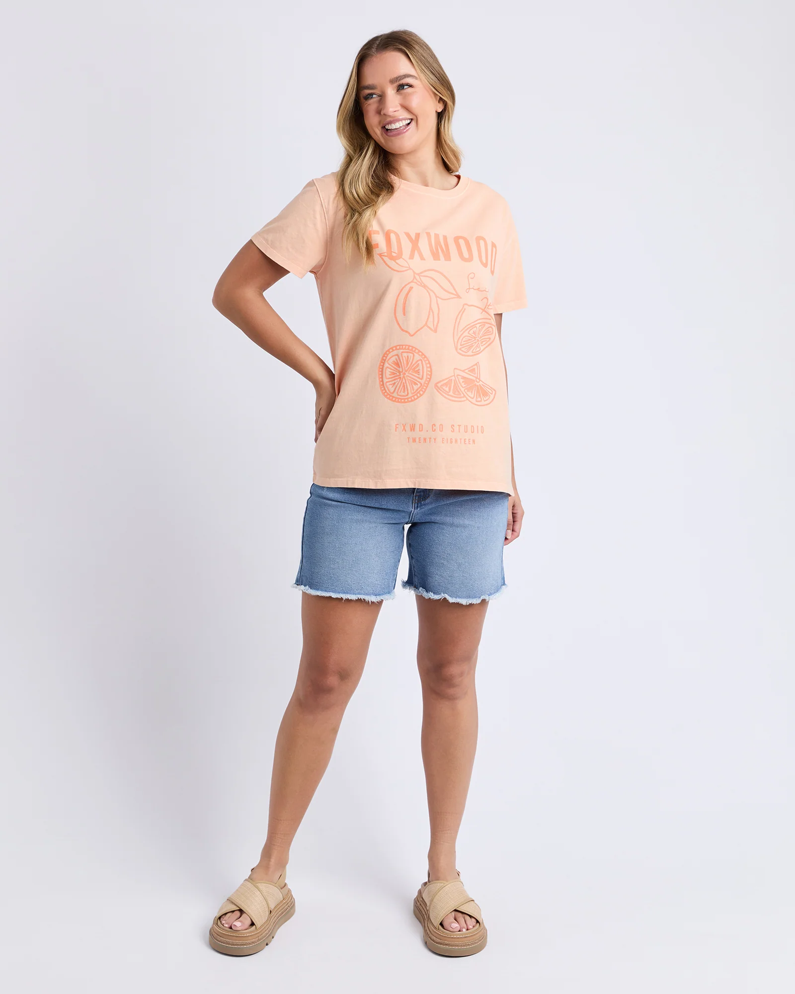 Sicily Tee Peach - Image 2