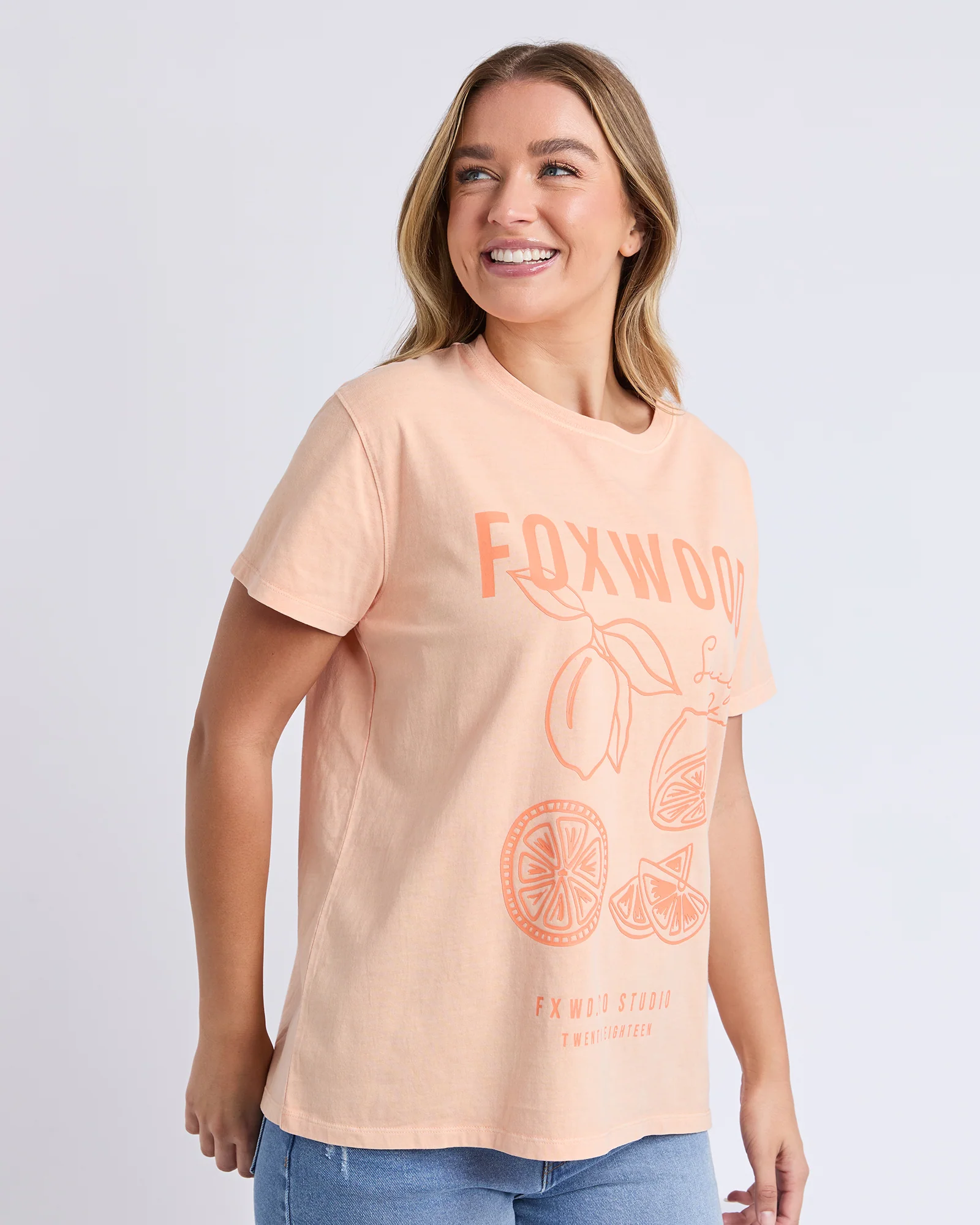 Sicily Tee Peach - Image 4