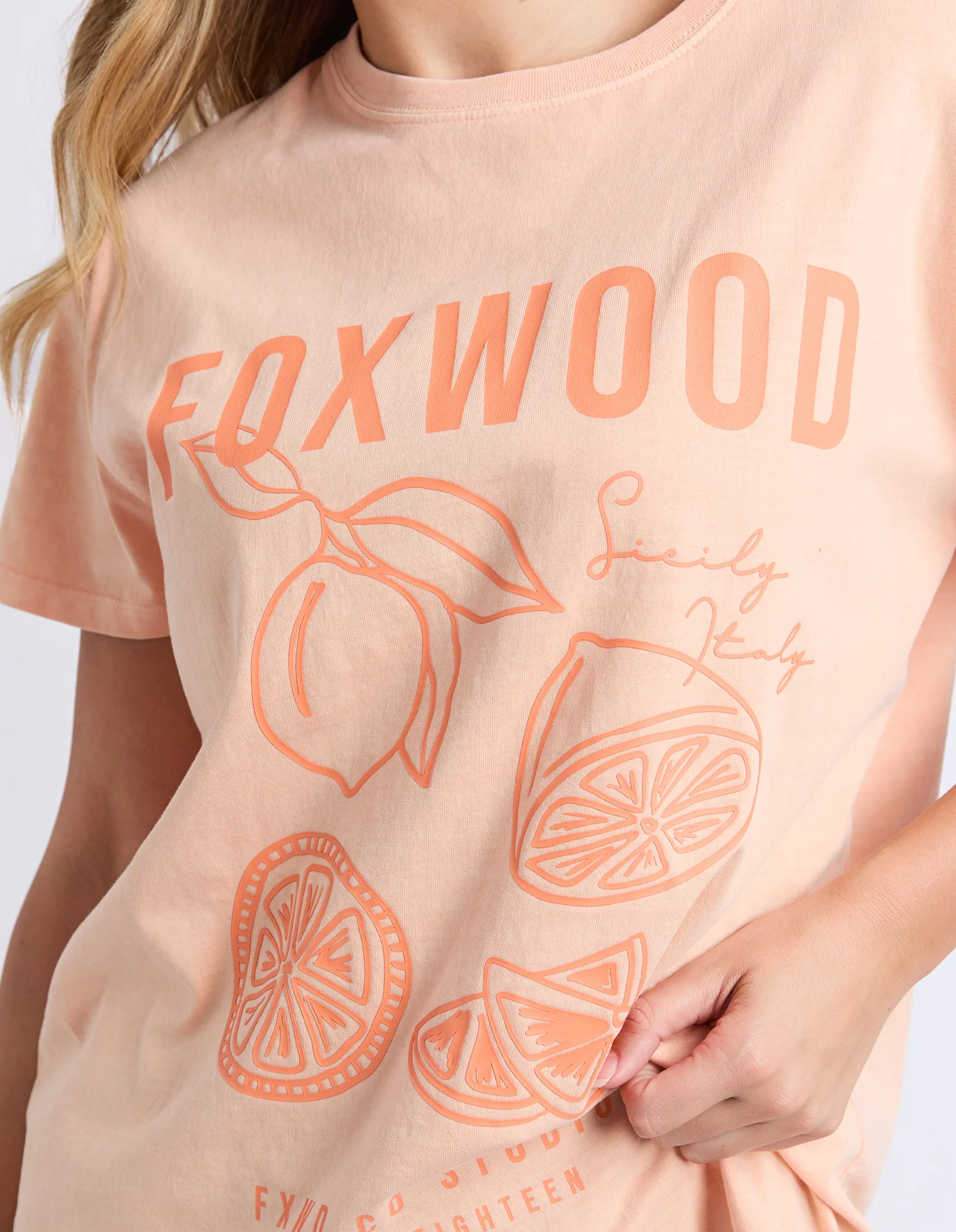Sicily Tee Peach - Image 5